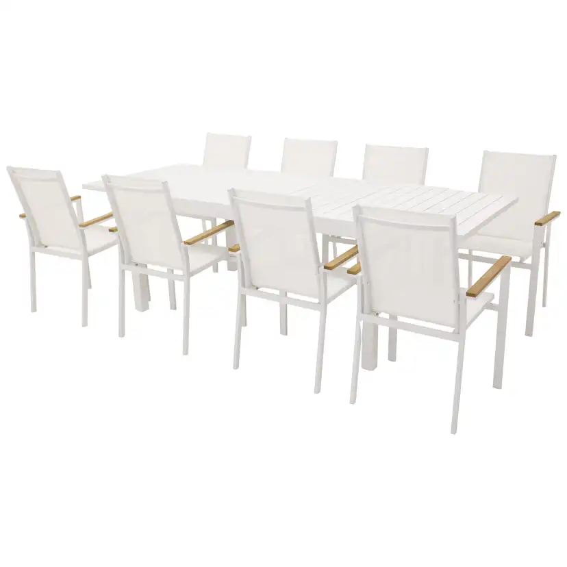 Matgrupp Venture Home Madrid 160/240 med 8 Tilly Stolar