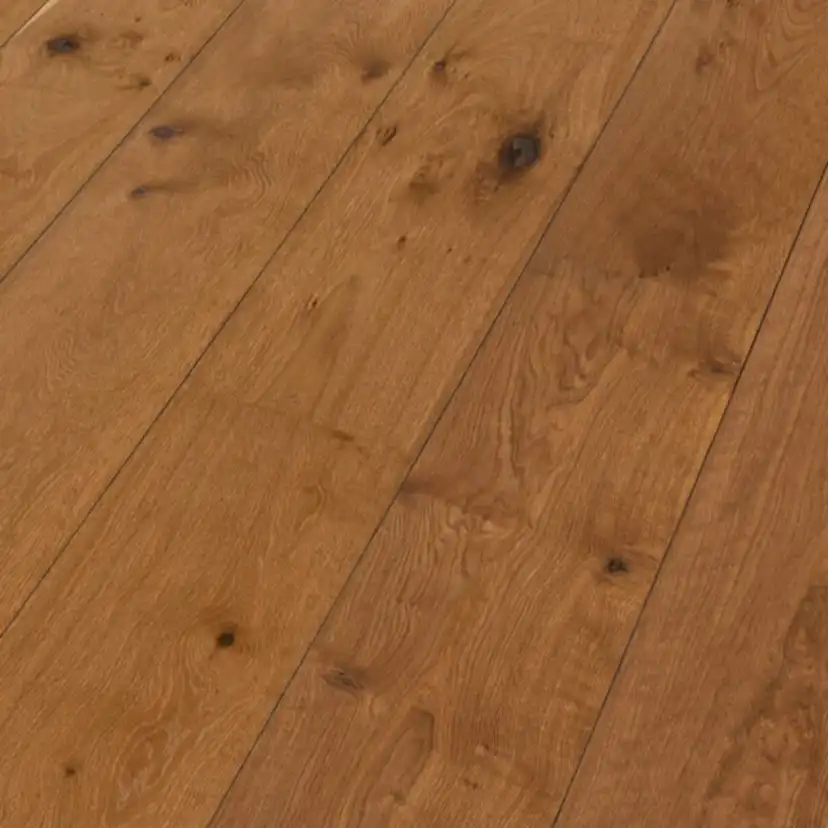 Trägolv HD 400 Authentic chestnut brown oak 08911