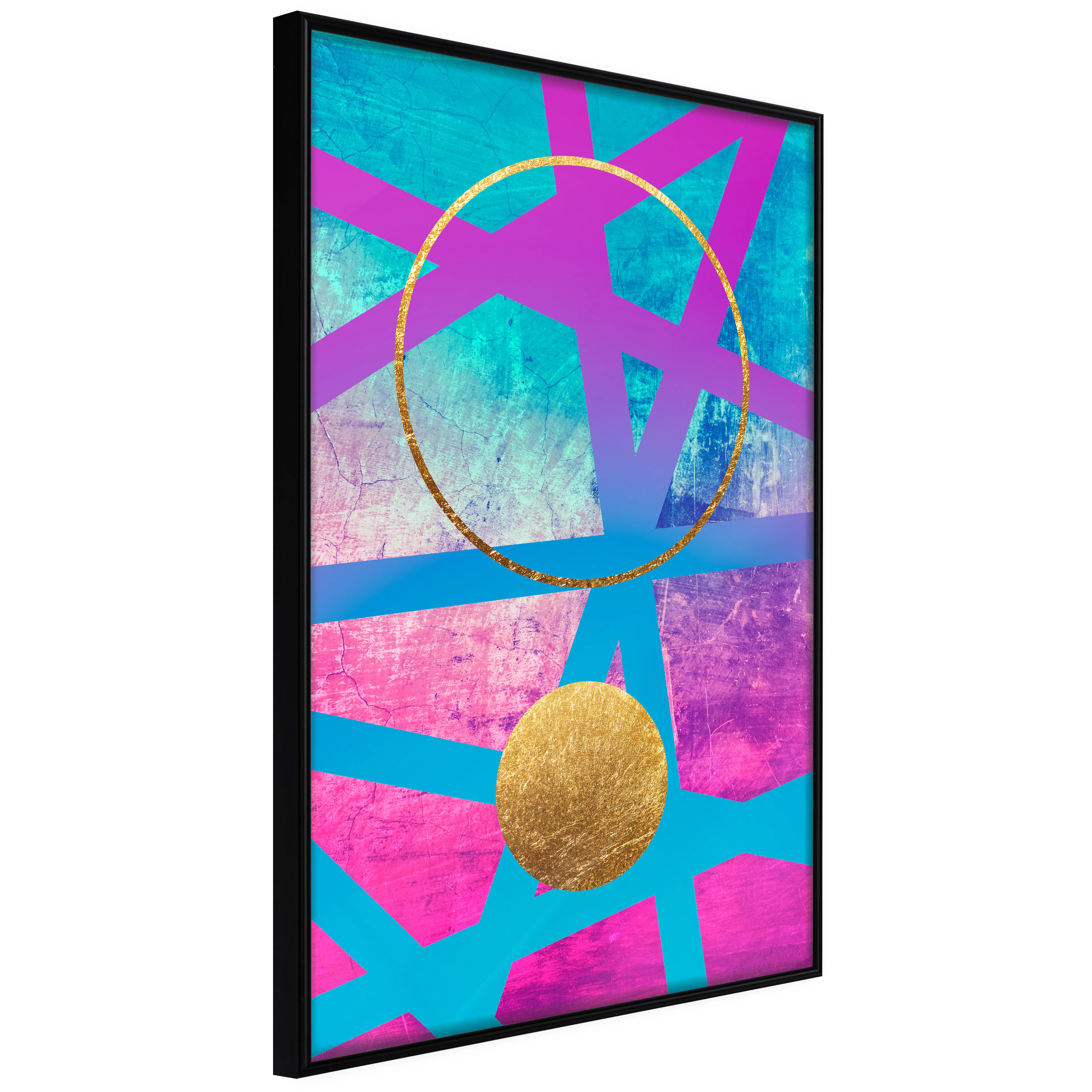 Affisch - Obstacle Course [Poster] 20x30 Svart ram, 20x30 cm