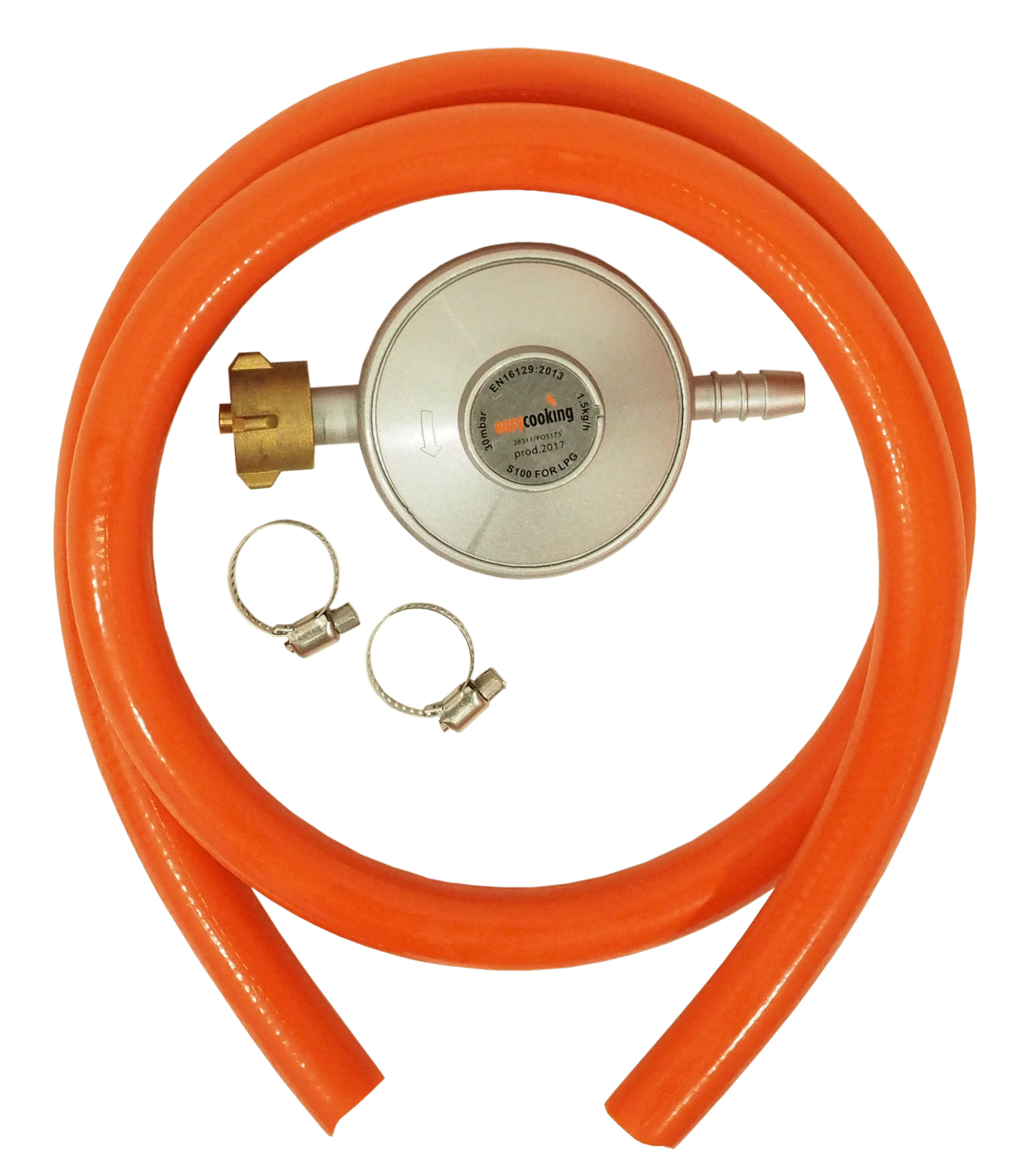 Easy Cooking lågtrycksregulator 120 cm för spiralventilflaska
