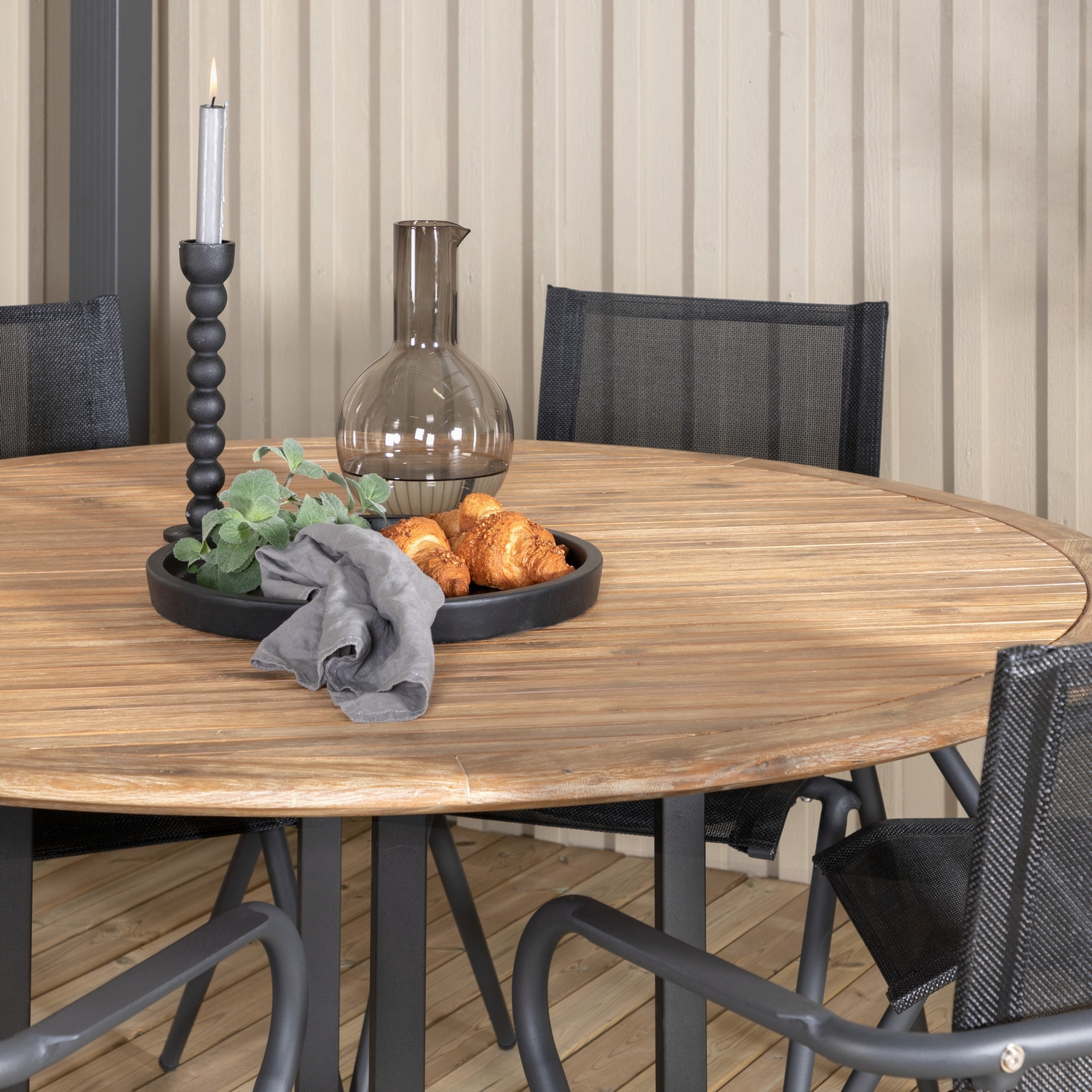 Matgrupp Venture Home Zurc med 6 Anve Matstolar