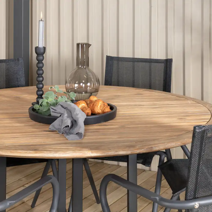 Matgrupp Venture Home Zurc med 6 Anve Matstolar
