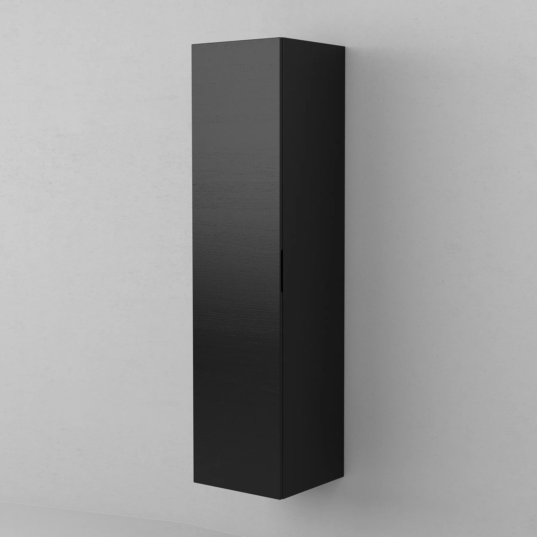 Högskåp VISKAN Solid 40 Bredd: 400 mm, Black Oak, Höger utan Lådor