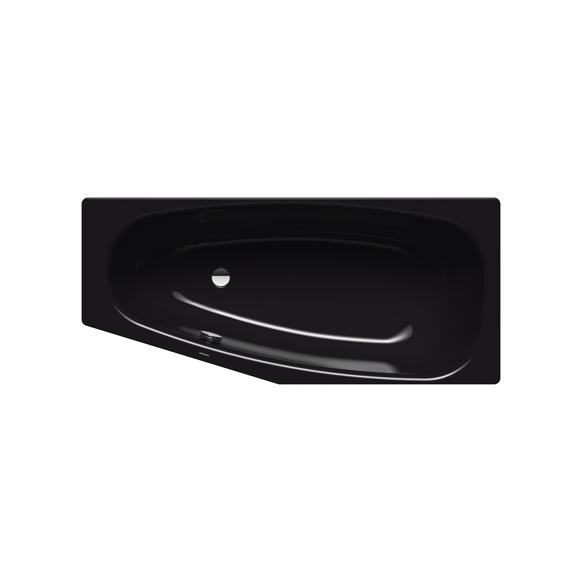 Inbyggnadsbadkar Kaldewei MinixStorlek: 1570x700x420 mm, Färg: Black, Utförande: Vänster