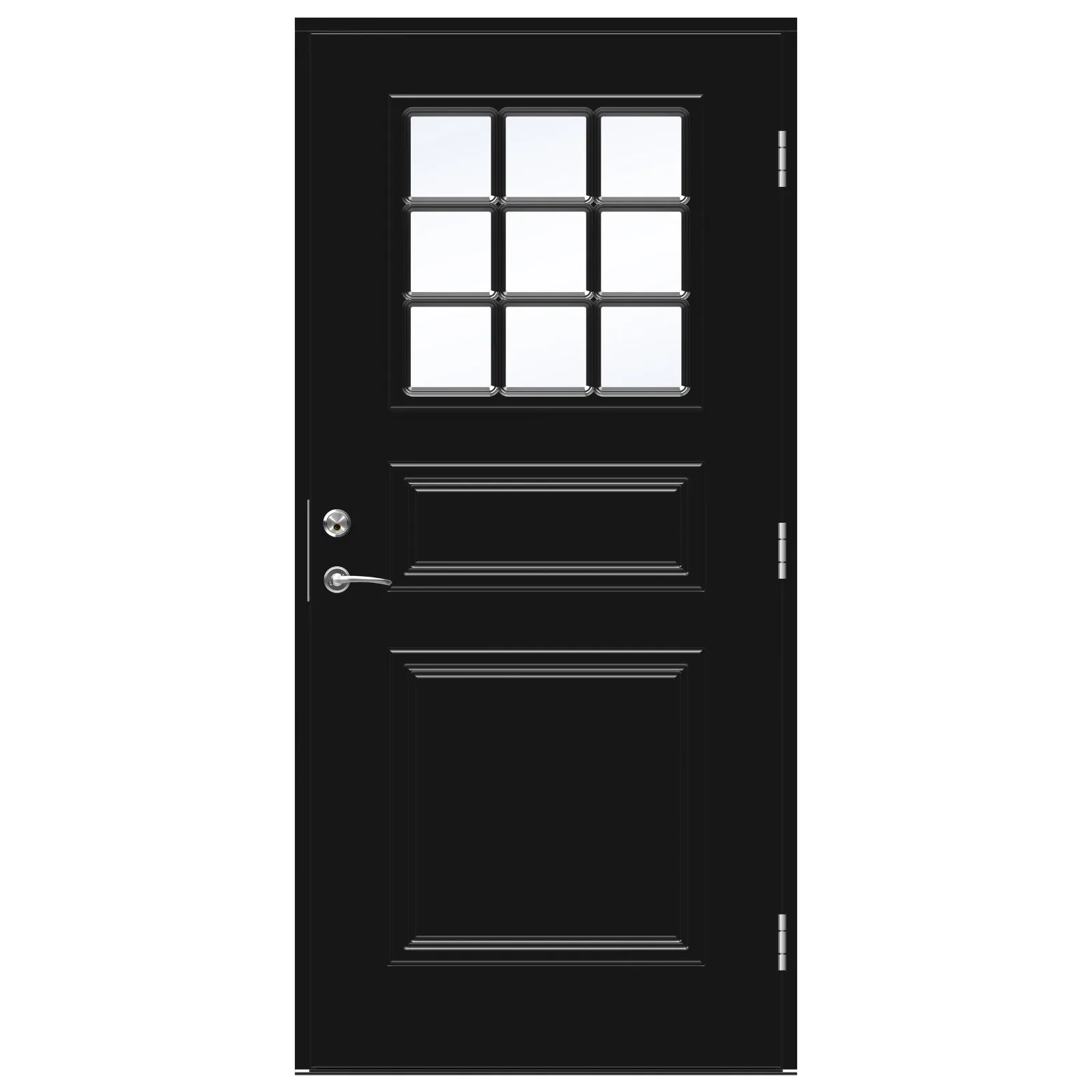 YD Advance-Line Classic Ives 9x20-S-9000-N, V BxH: 90x200 cm. Vänster. NCS-S-9000-N