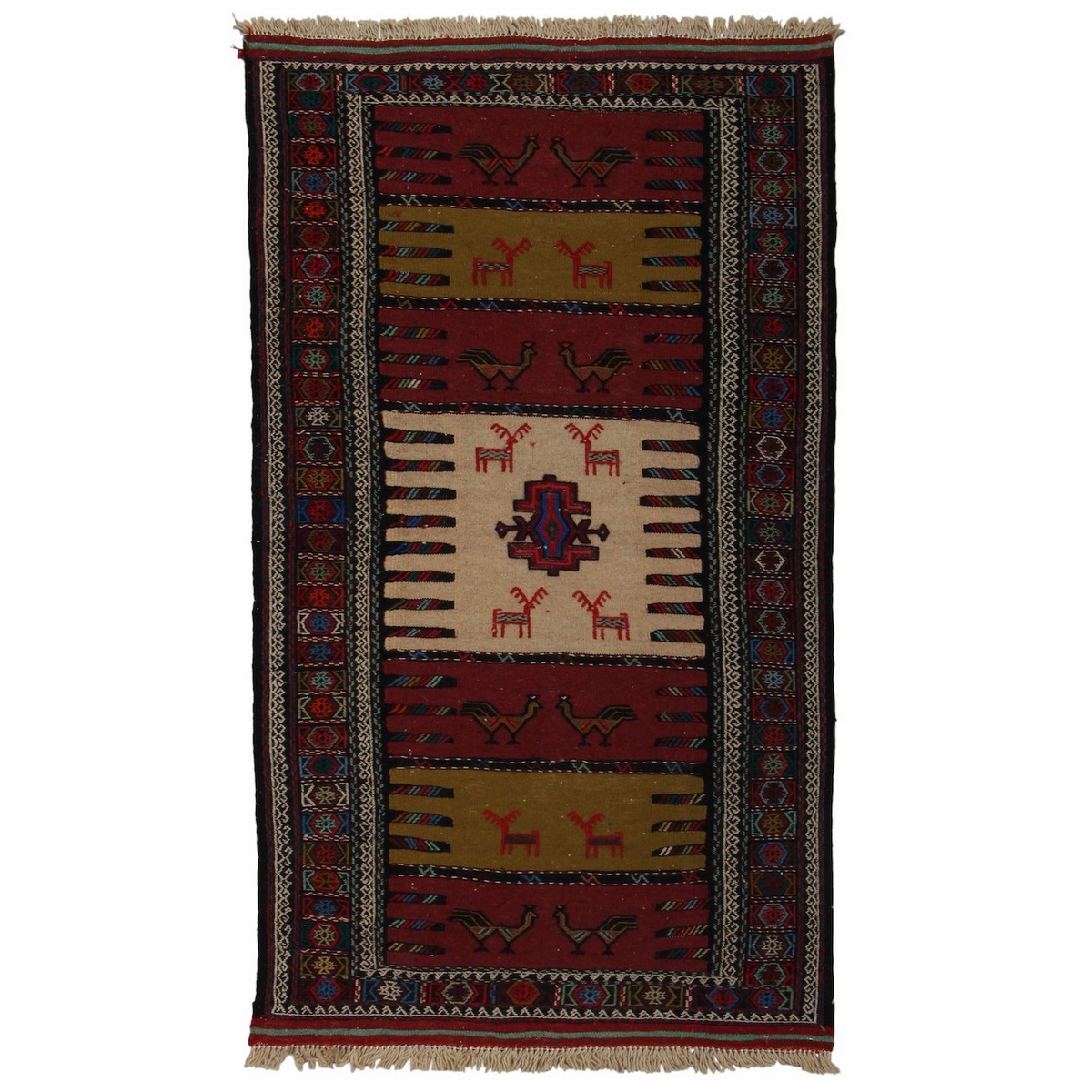 Persisk Nålmatta Arkiio Quchan Kelim Exklusiv 102x185