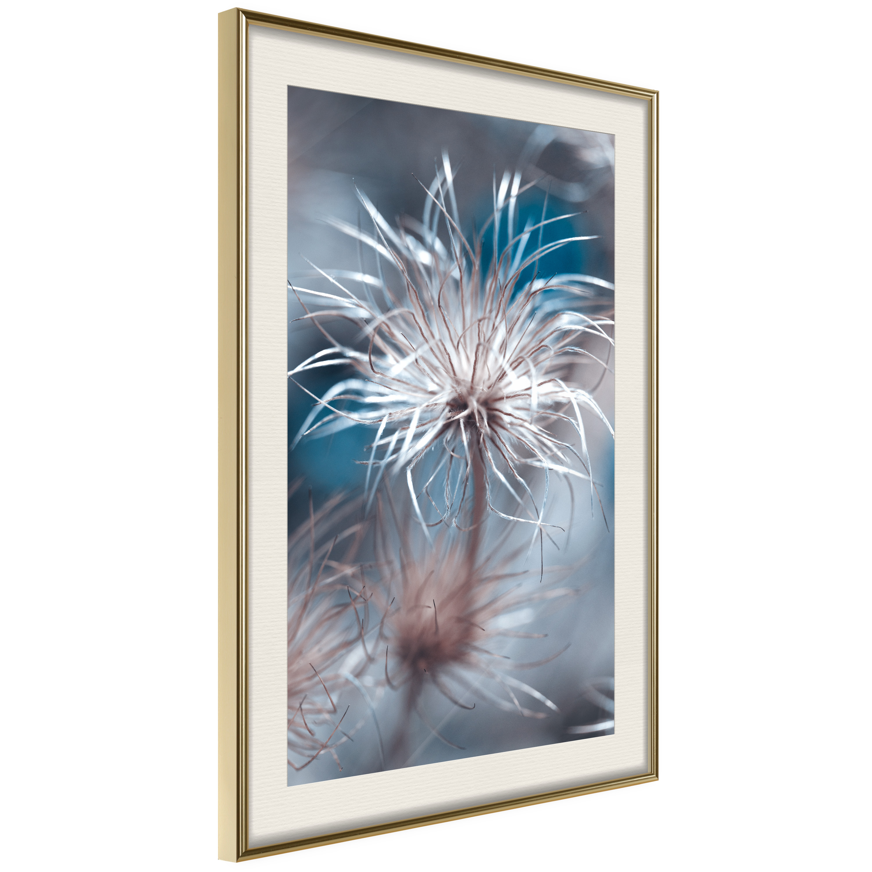 Poster Artgeist Affisch Plant in Blues