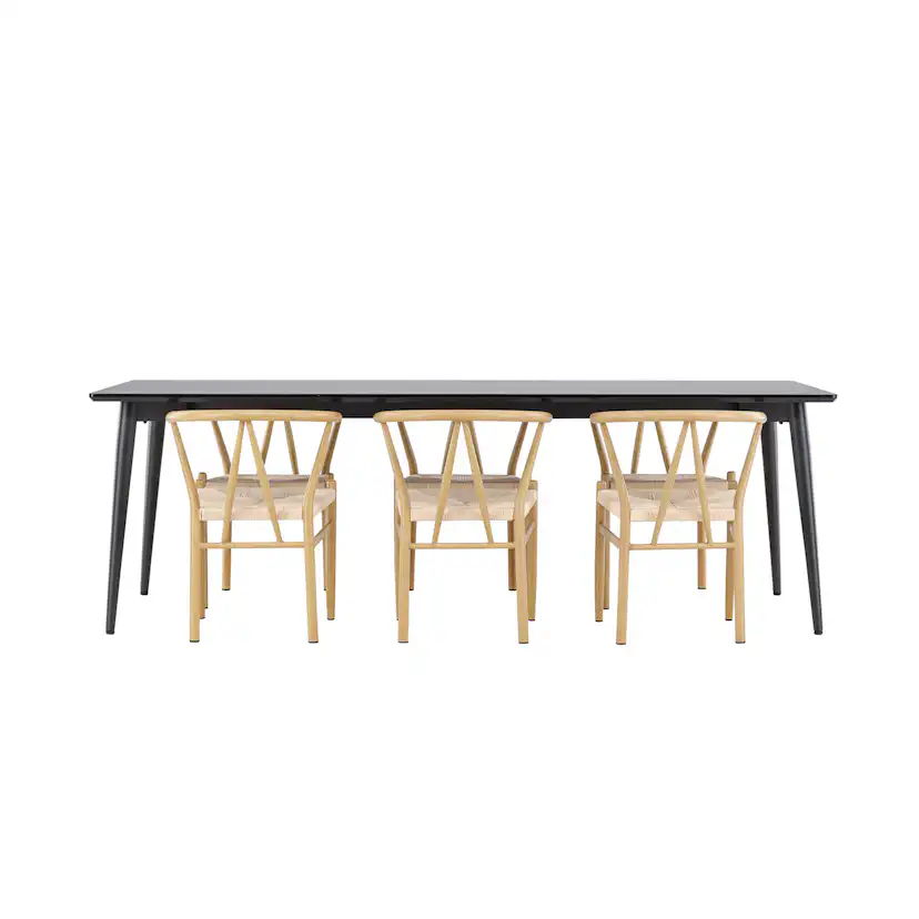 Svart/Beige