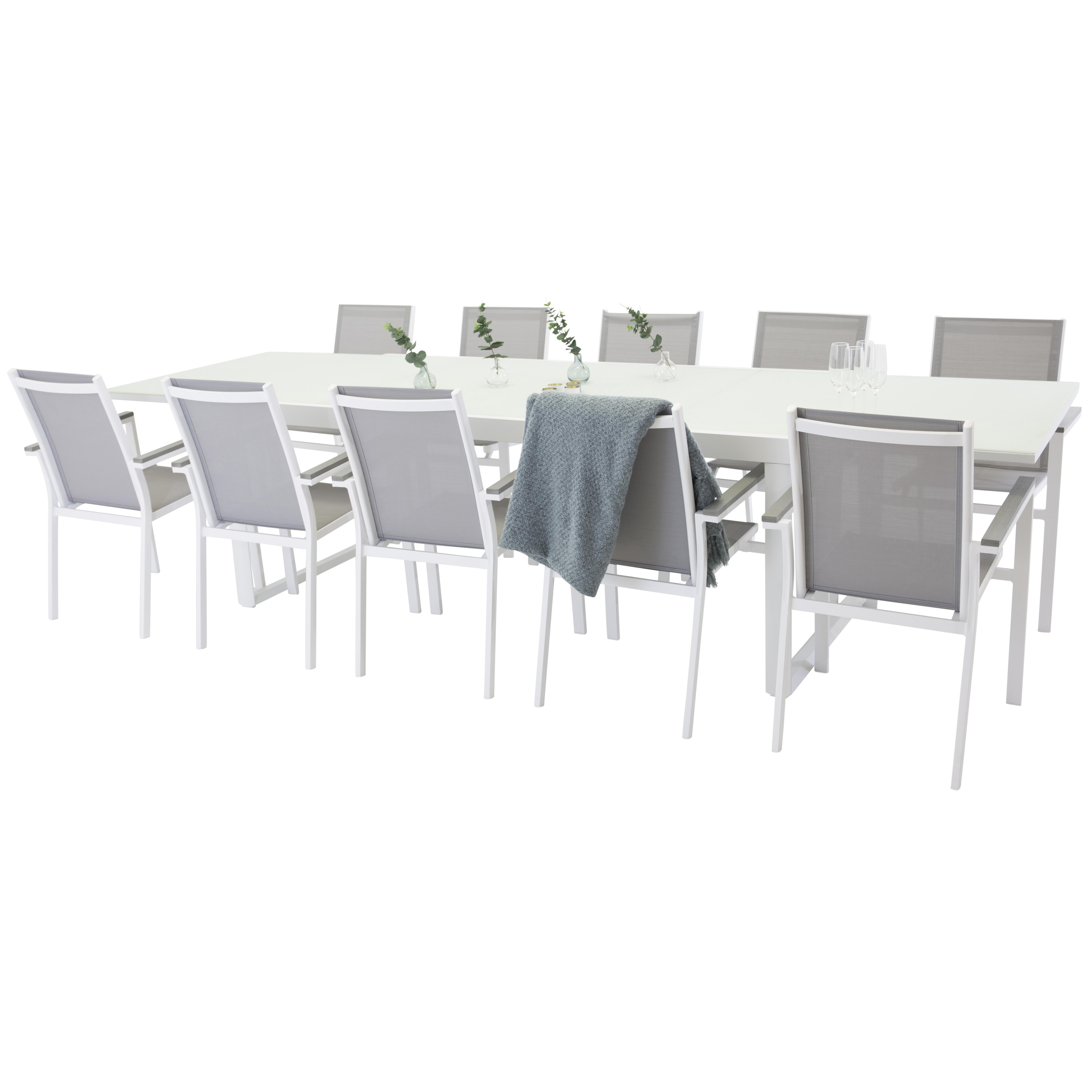 Matgrupp Venture Home Santorini 200/320 med 10 Pincy Stolar