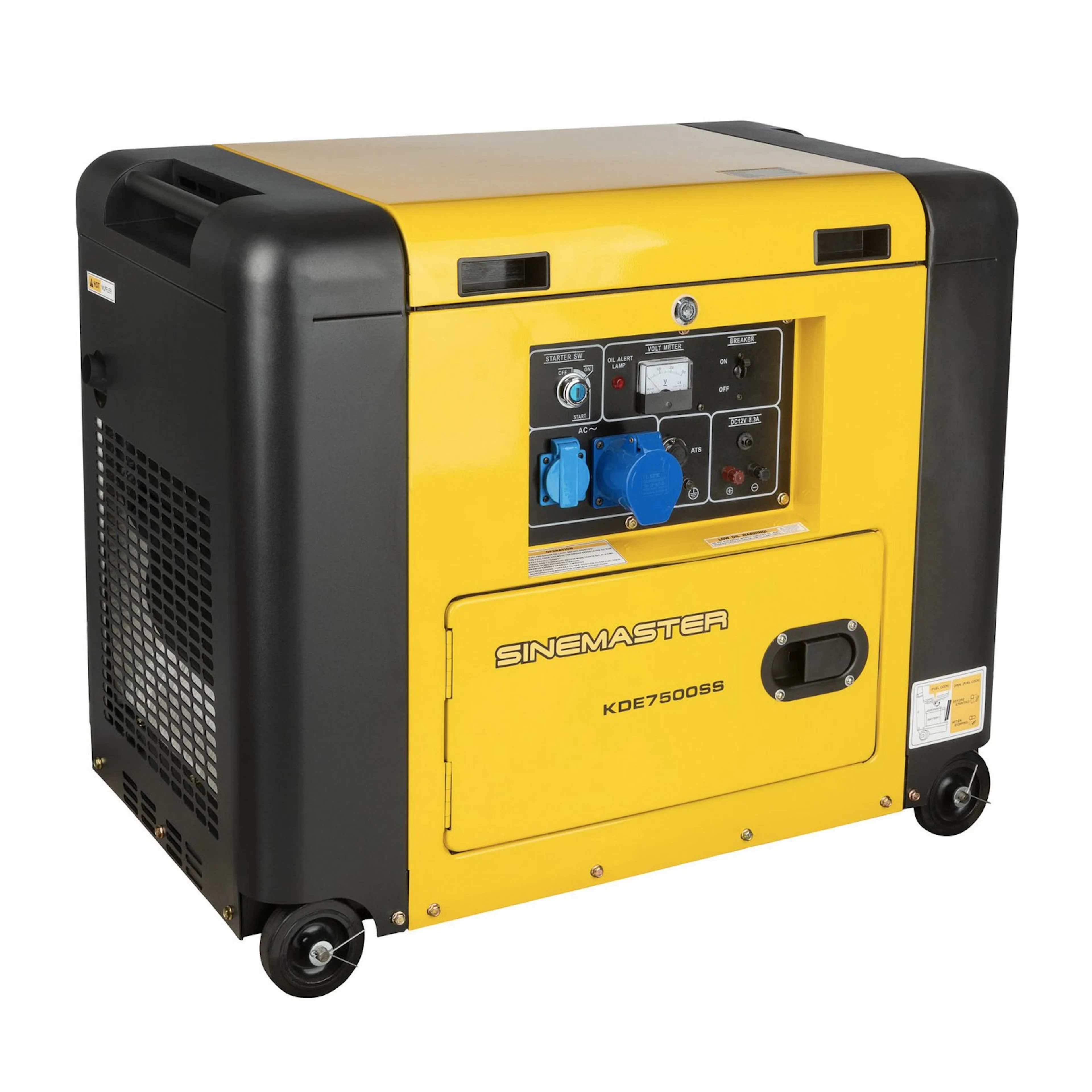 Elverk Sinemaster KDE7500SS 230V Diesel