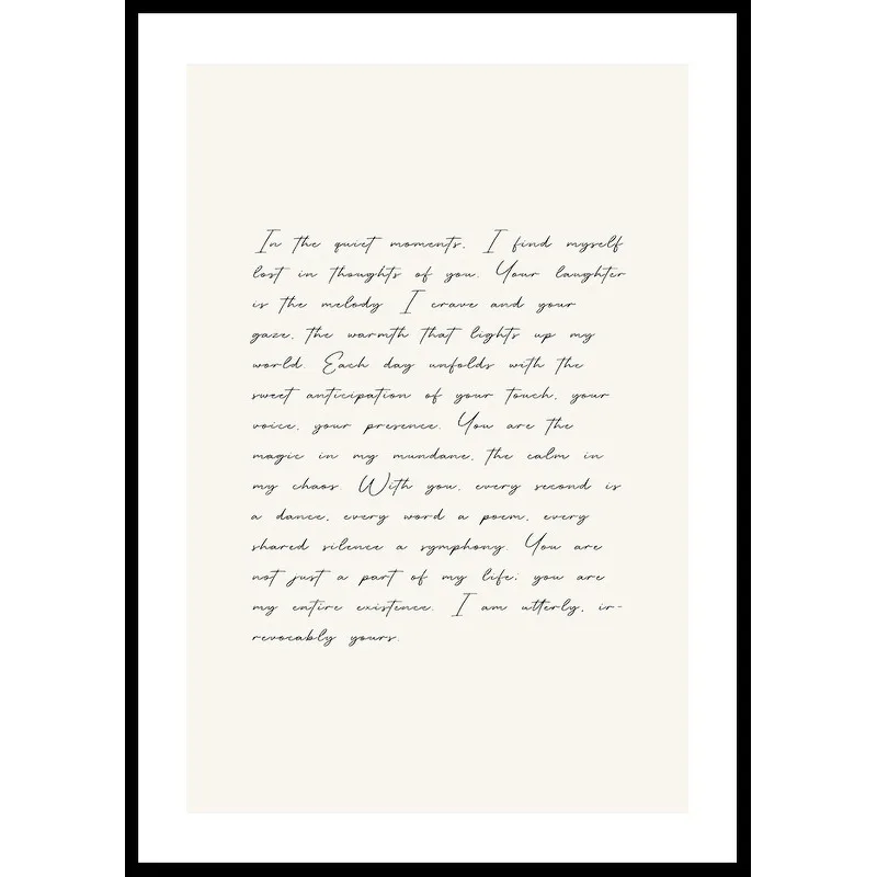 The Letter 30x40 30x40 cm
