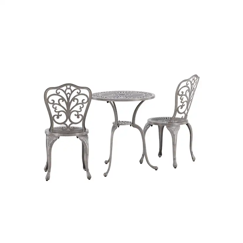 Cafégrupp Venture Home Nandin ø60 cm med 2 Stolar