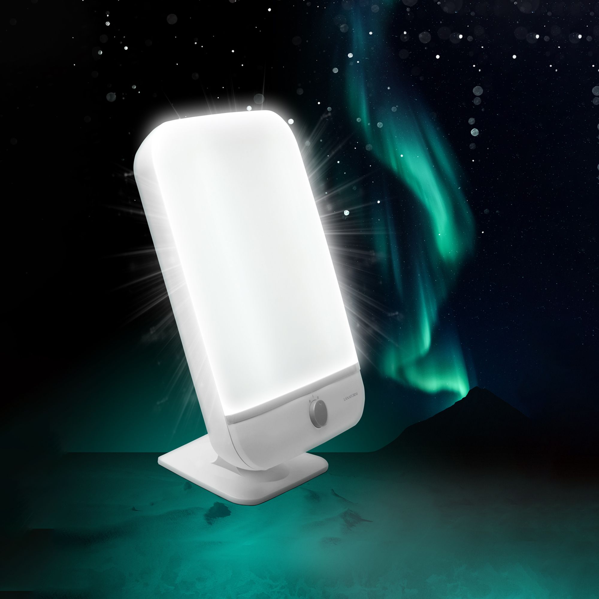 Ljusterapilampa Lanaform Lumino Plus Vit LED med Justerbar Ljusstyrka