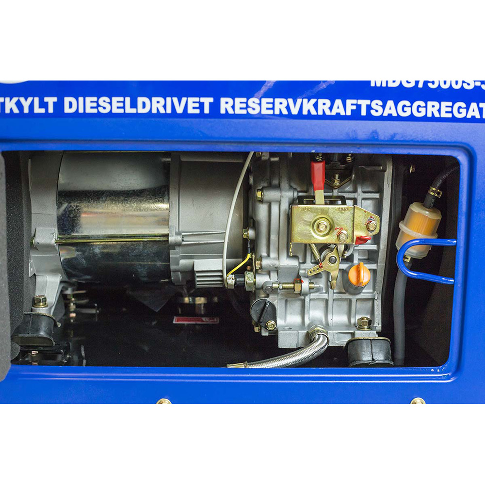 Elverk Duab-Power MDG7500S-3 3-fas Diesel tystgående