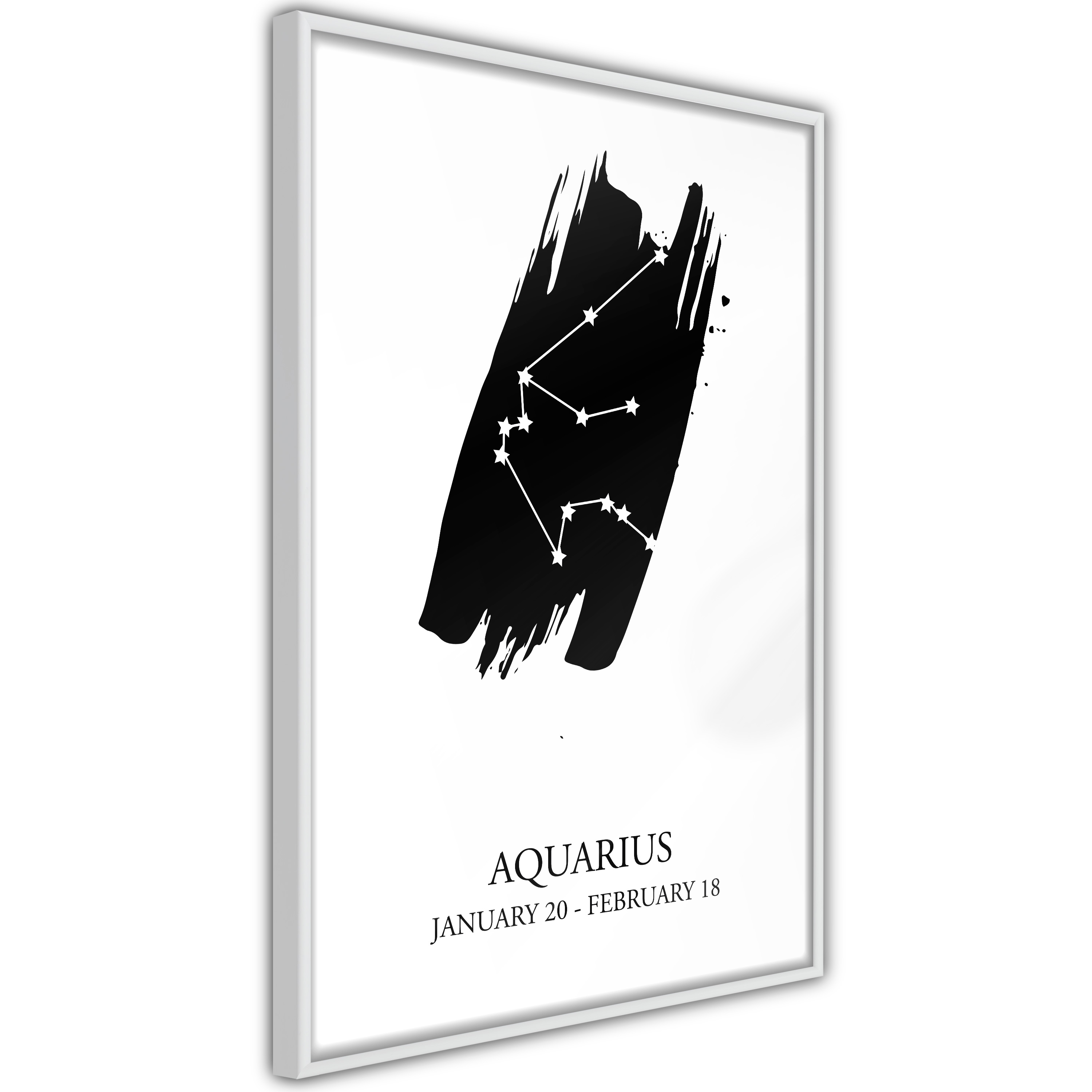 Poster Artgeist Affisch Zodiac Signs Aquarius
