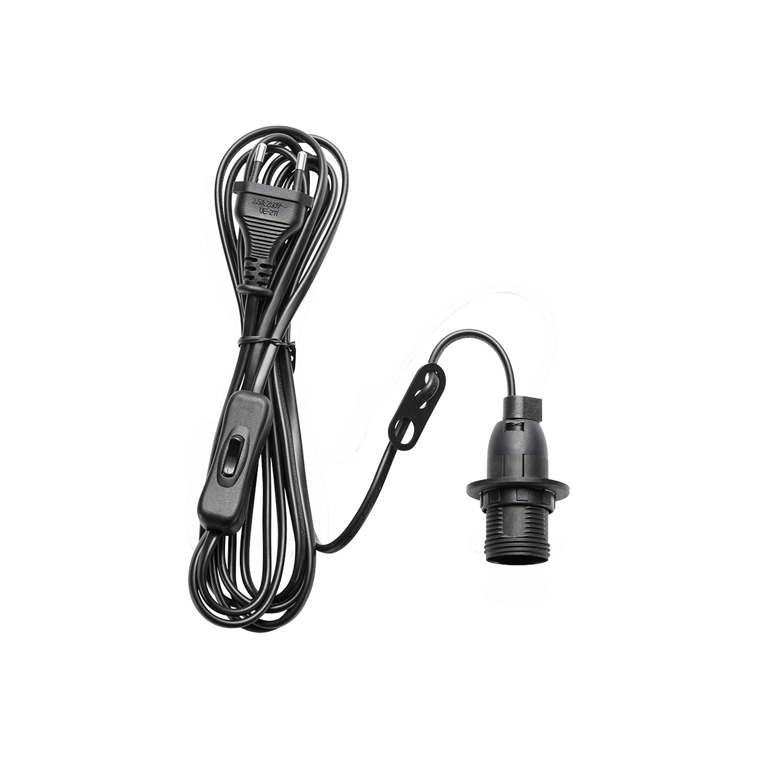 CORDSET For Paperstars E14 3,5m Black Svart
