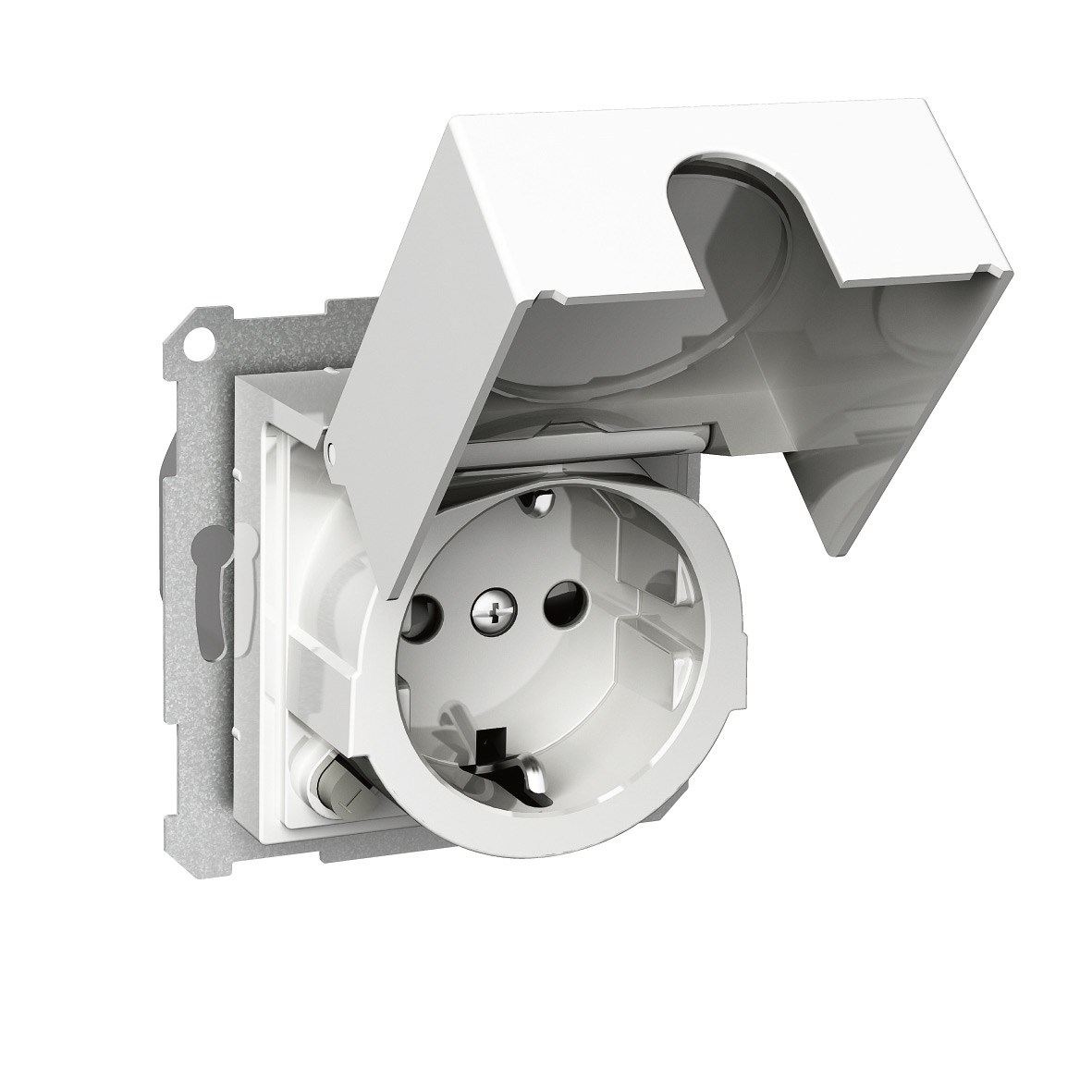 Vägguttag Schneider Electric Exxact IP44