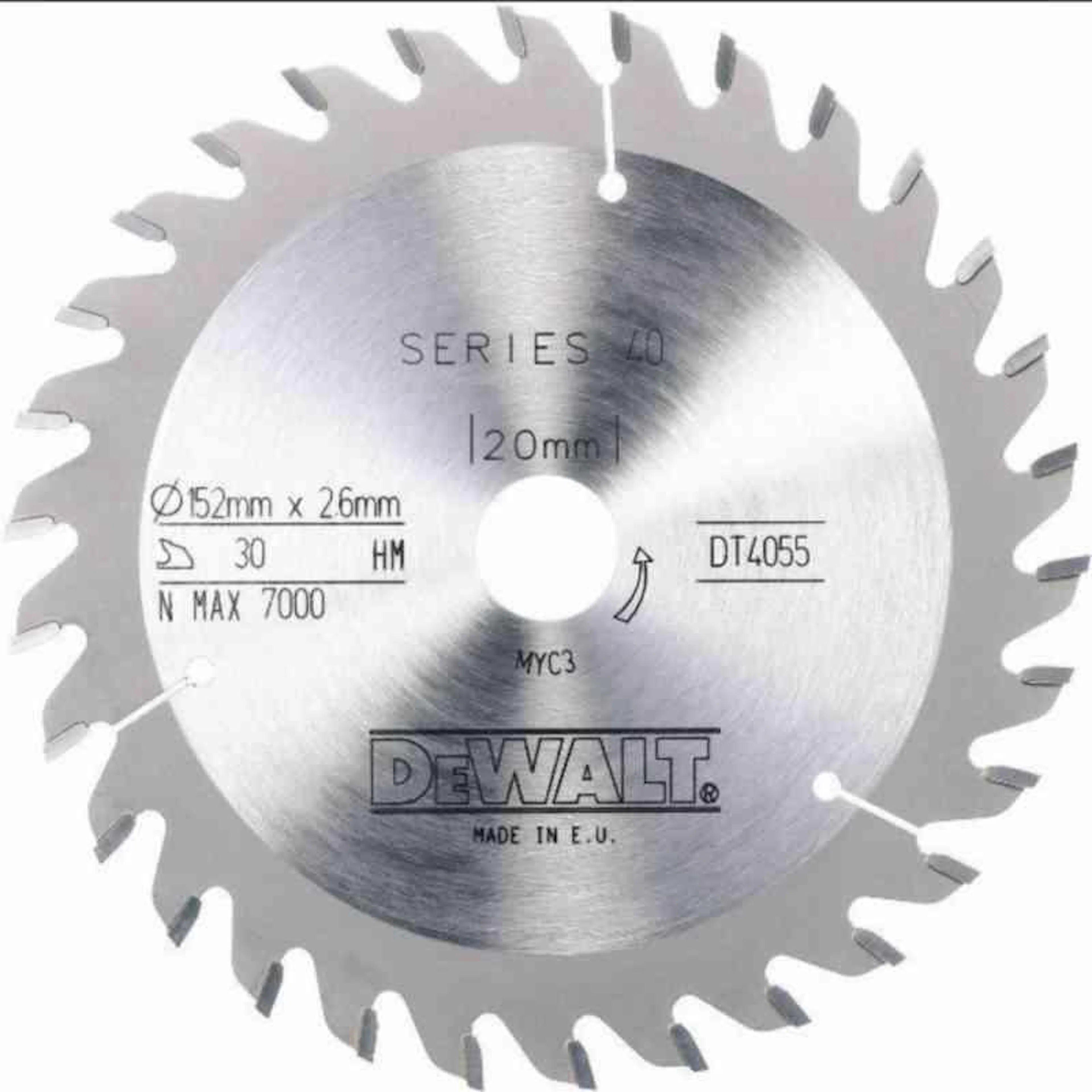 Cirkelsågsklinga DeWalt XT DT4084 160X20X48T TCG-5G.FIN