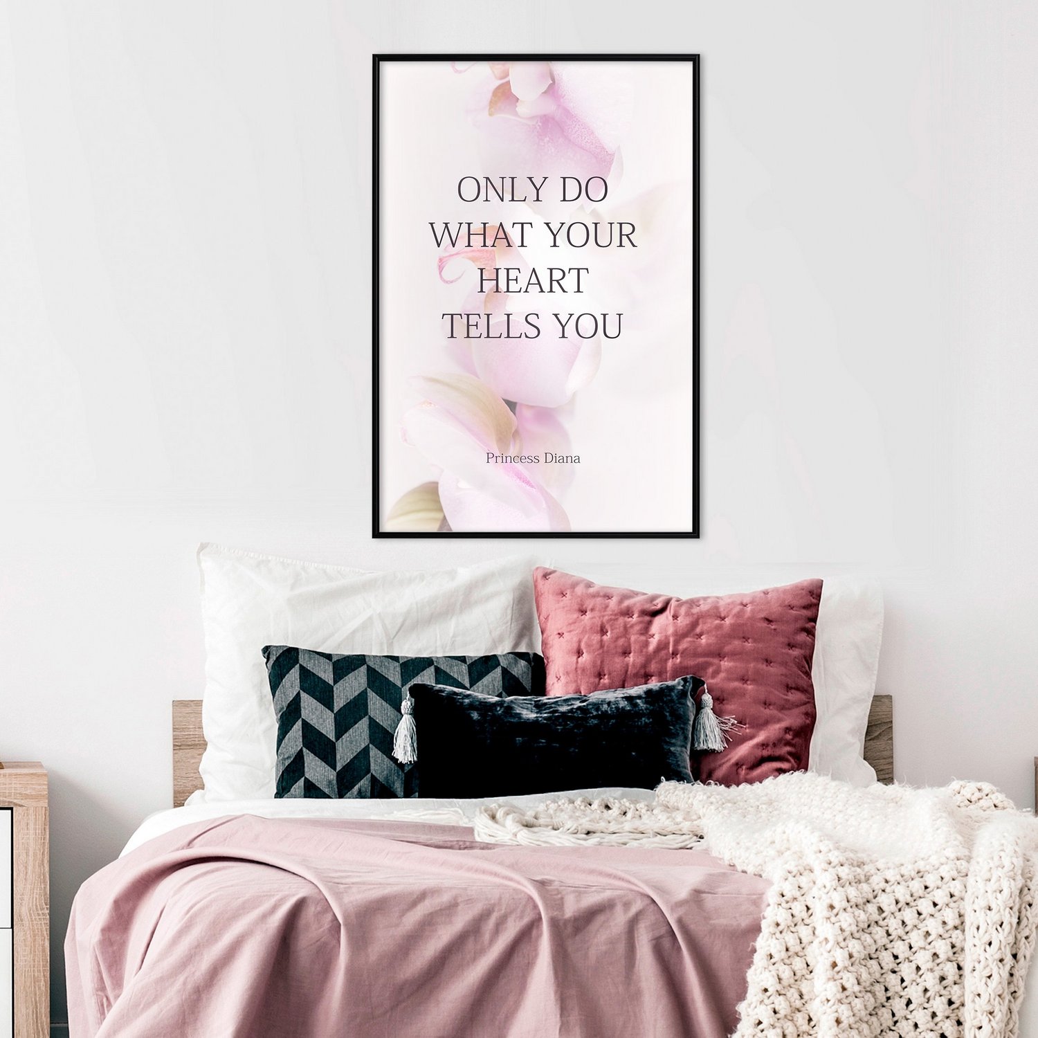 Poster Artgeist Affisch Do What Your Heart Tells