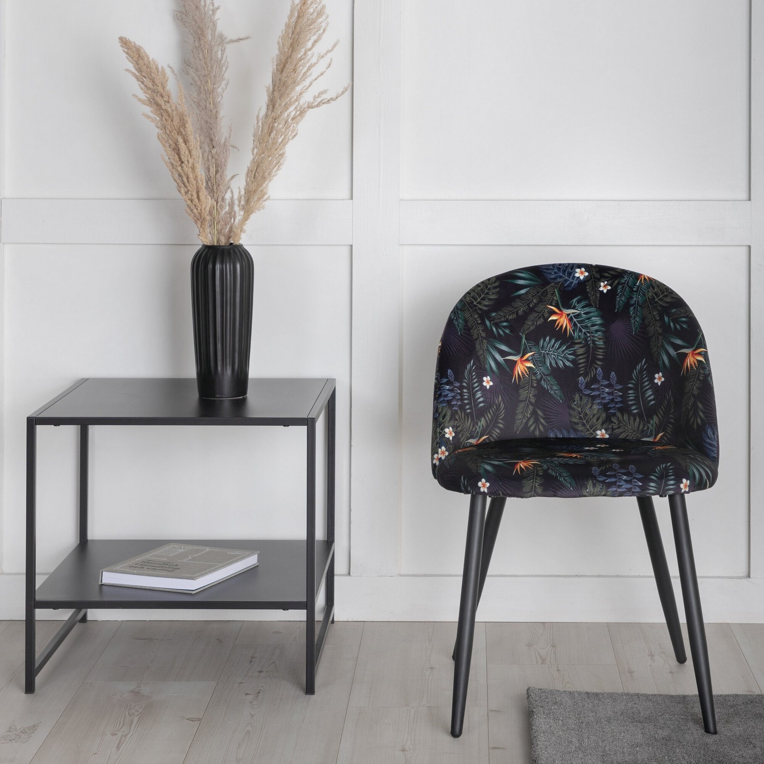 Matstol Venture Home Velvet Blommönstrad