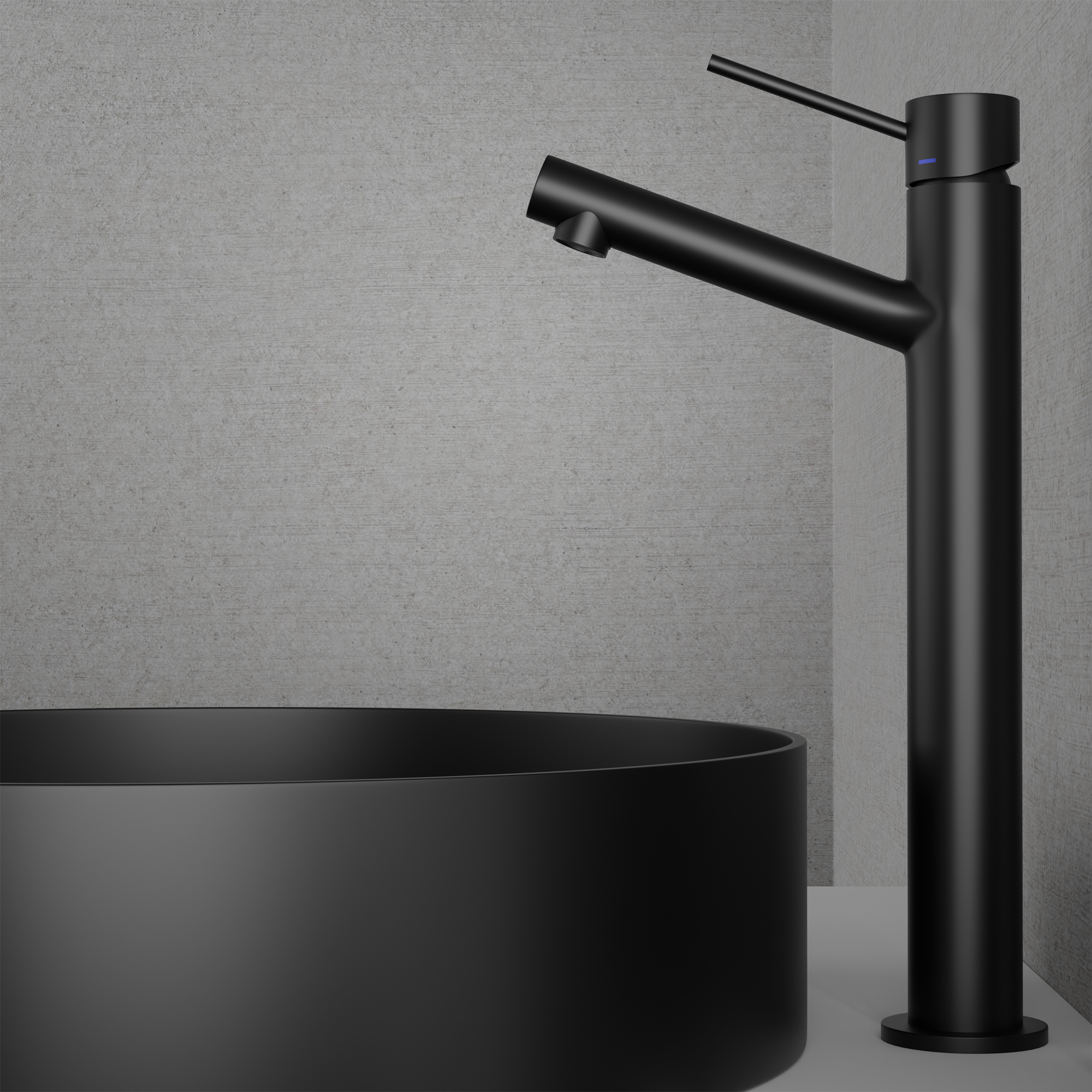 Tvättställsblandare Scandtap Steel Vector High