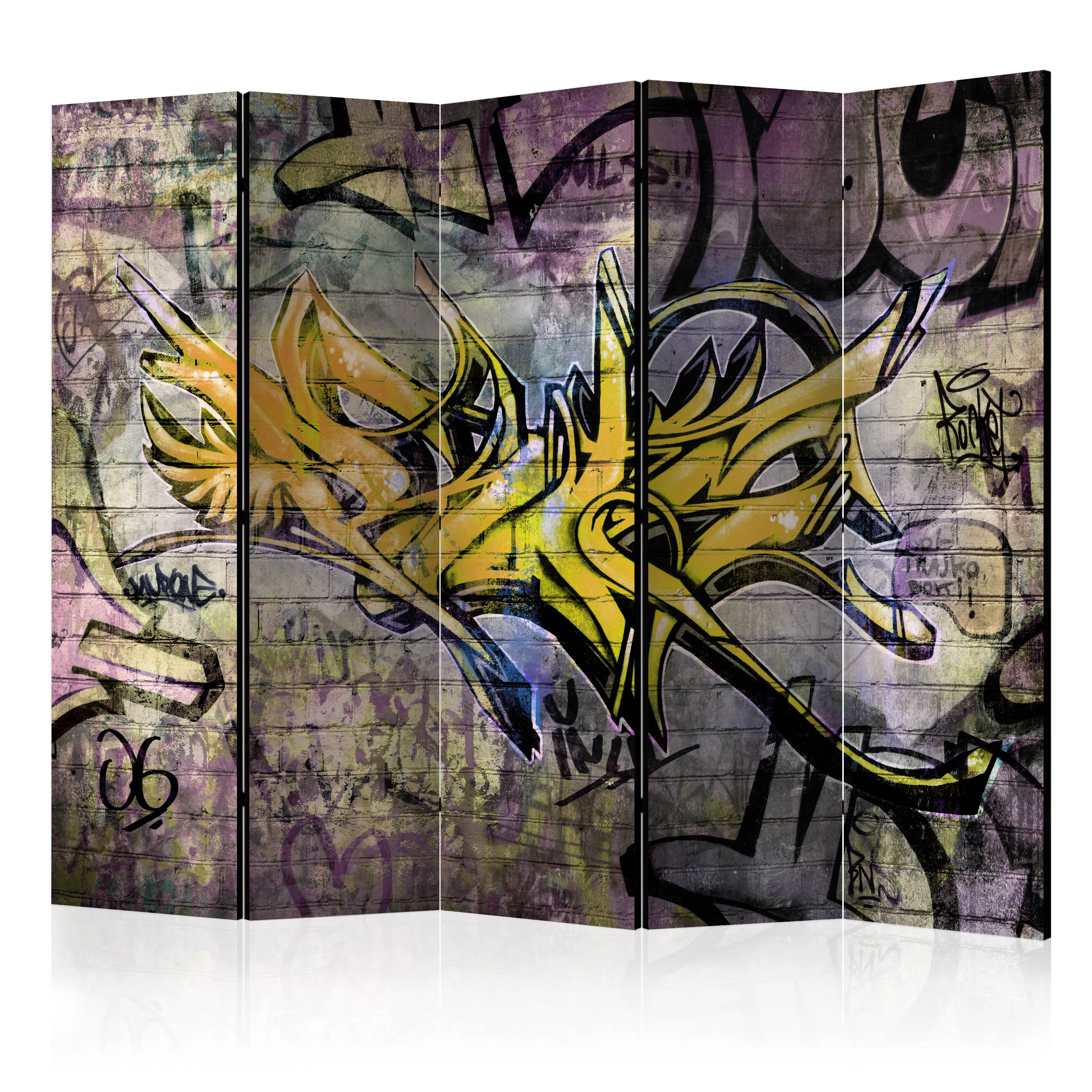 Rumsavdelare Skärmvägg Arkiio Stunning Graffiti II 225x172 cm
