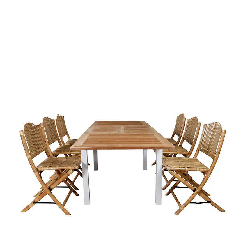 Matgrupp Venture Home Pave med 6 Cane Stolar