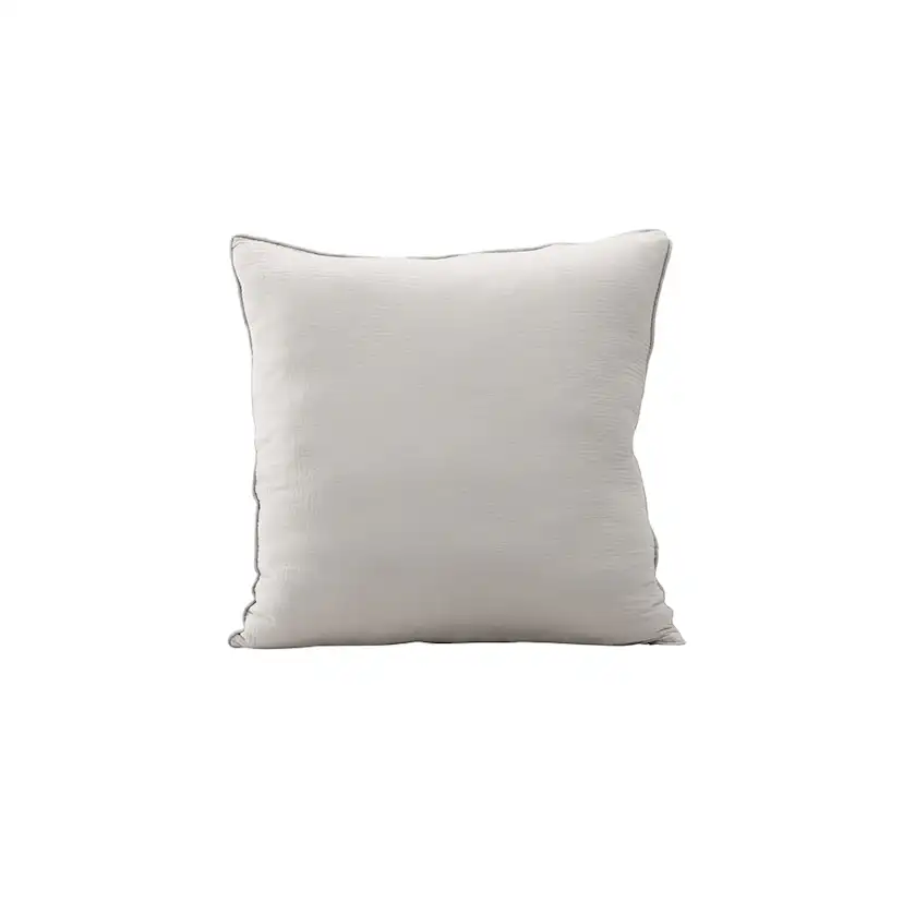 Tyra Cushion Cover Cotton Gauze - Grey Grå