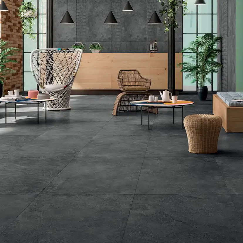 Klinker Marca Corona Street Dark Svart 60x60 cm