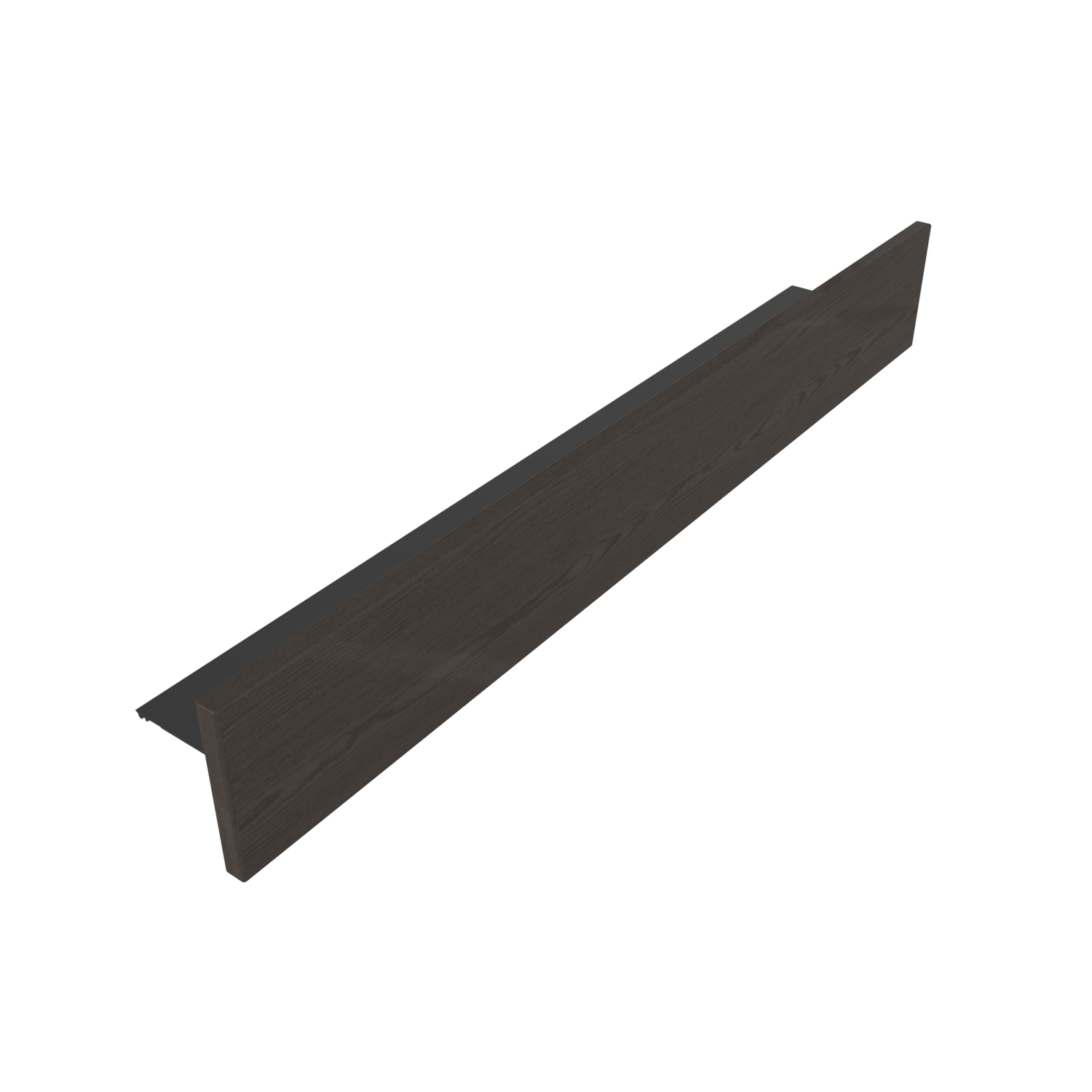 Front Vägghylla Sv/Brun ask 70 B: 700 mm, Brun Ask