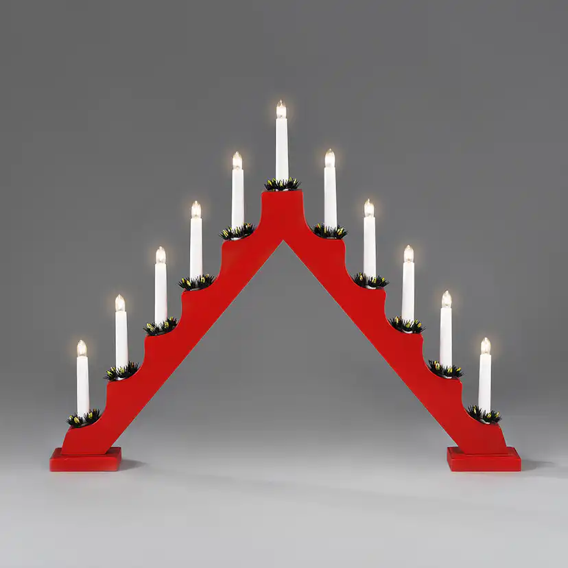 Adventsljusstake Gnosjö Konstsmide 11L med Manschetter