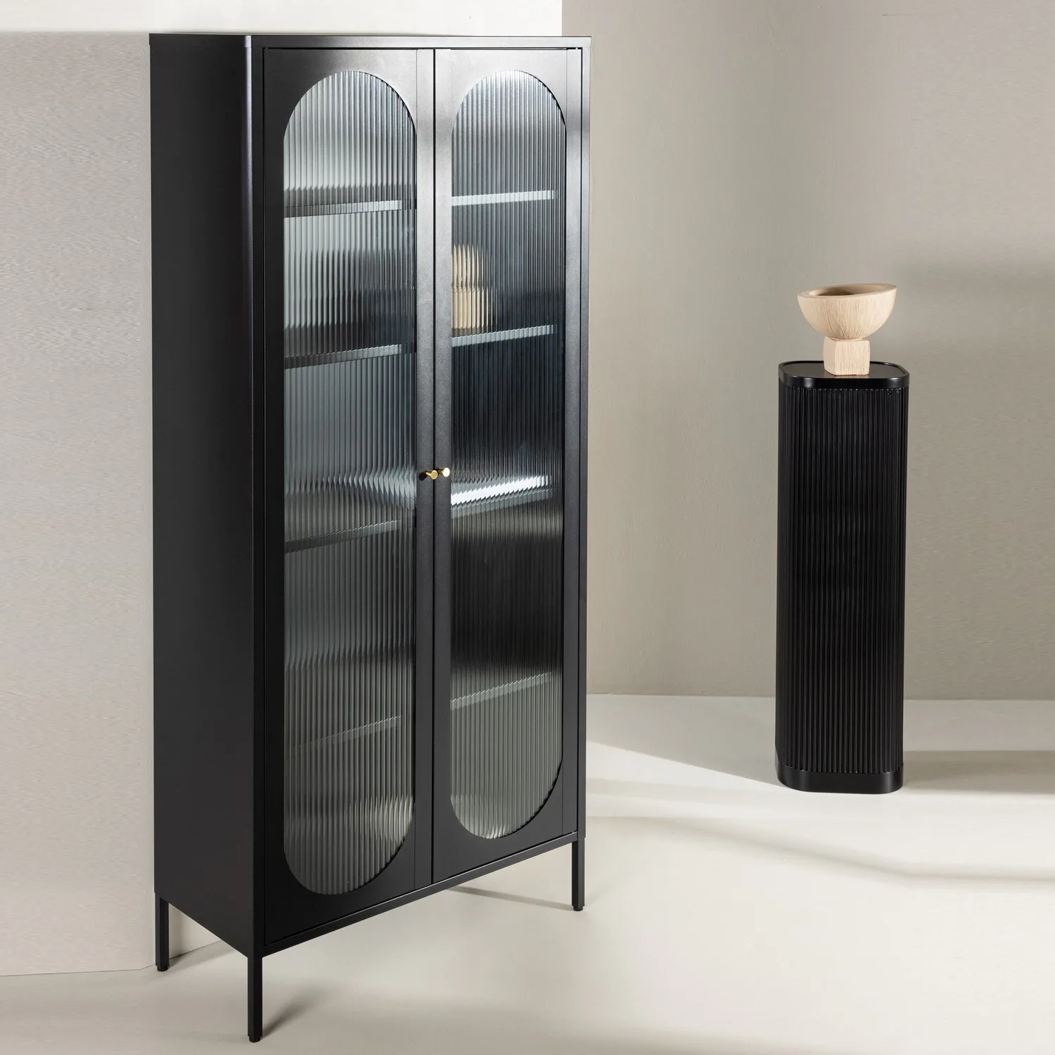 Lima Cabinet - Black / Black Svart