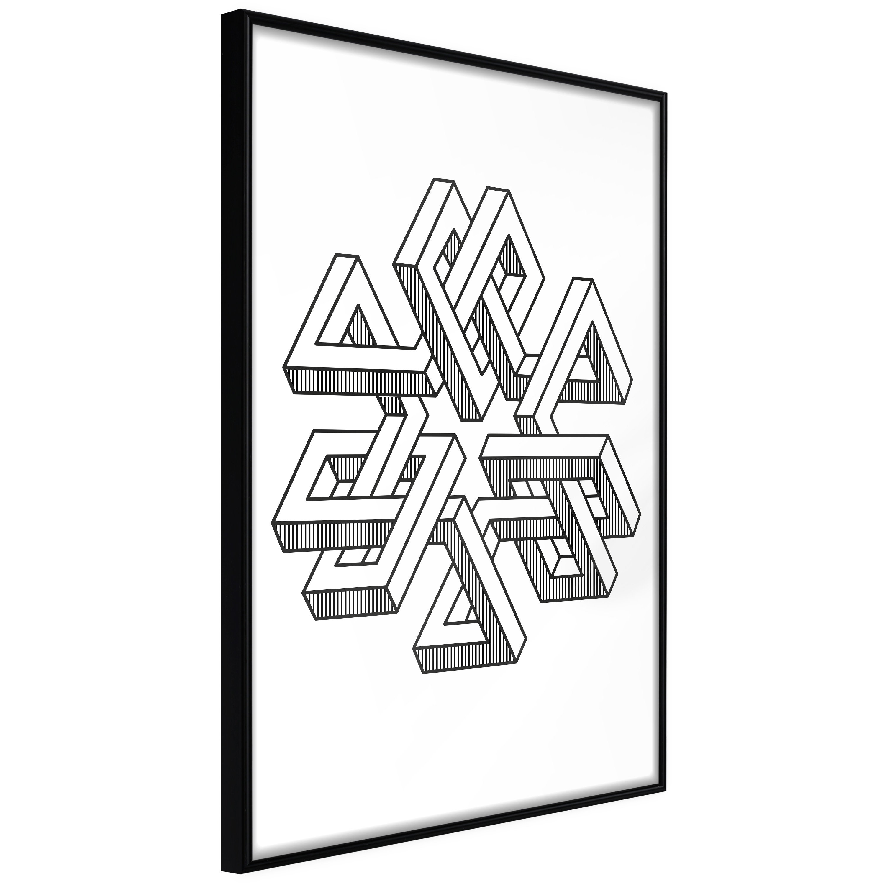 Poster Artgeist Affisch Geometric Clover