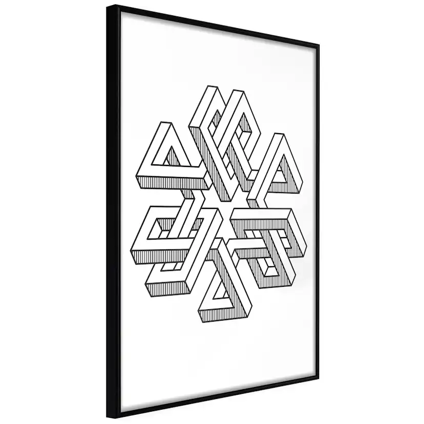 Poster Artgeist Affisch Geometric Clover