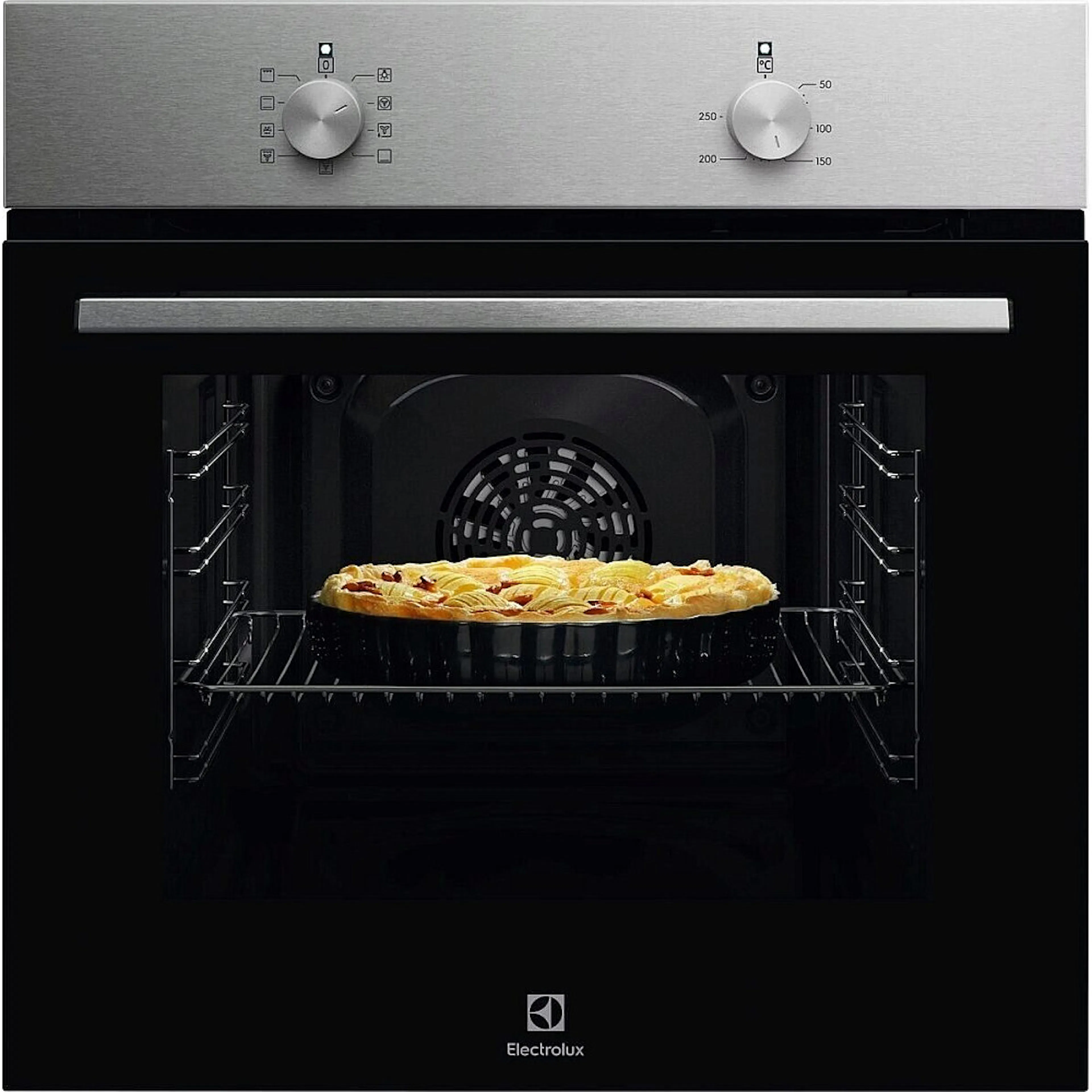 Inbyggnadsugn Electrolux BOC002EX Rostfri med Varmluft och AquaClean