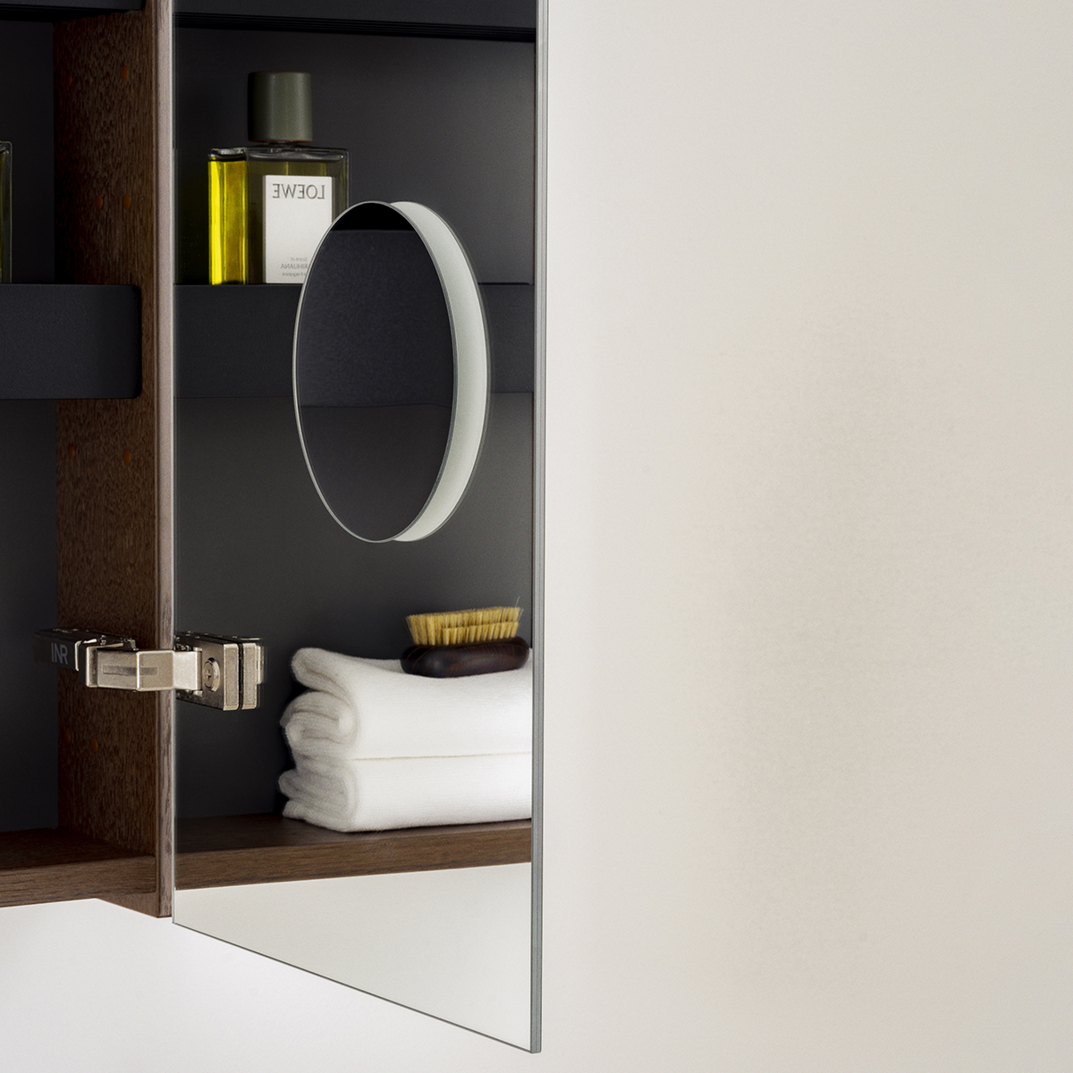 Spegelskåp Stage Plus 140, Black Oak, 4 Luckor,1400x720x140 Bredd: 1400 mm, Black Oak, Dubbla luckor