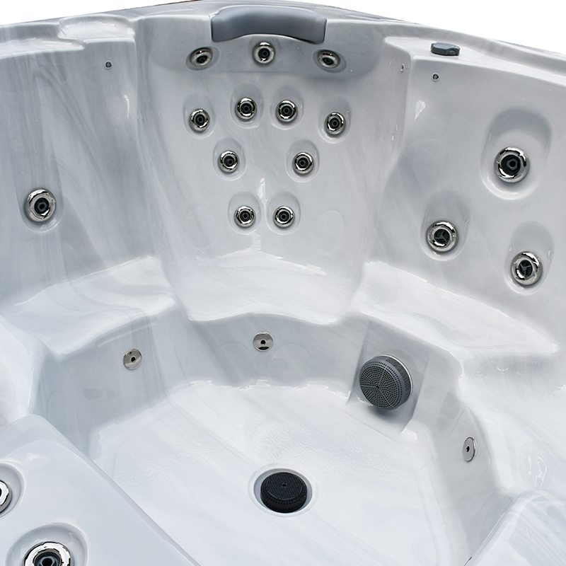 Spabad Westerbergs Sandhamn 42 Jets Vit med Lock