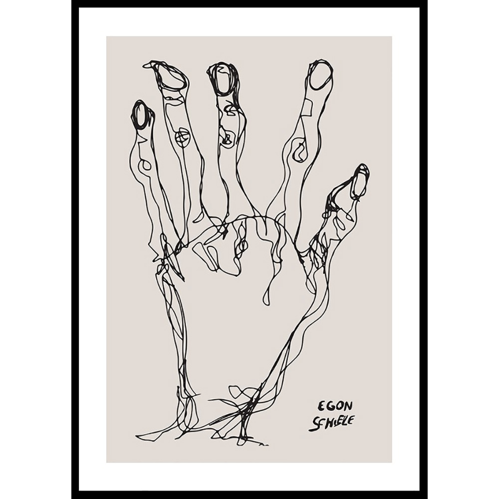 Poster Gallerix Egon Schiele Hand
