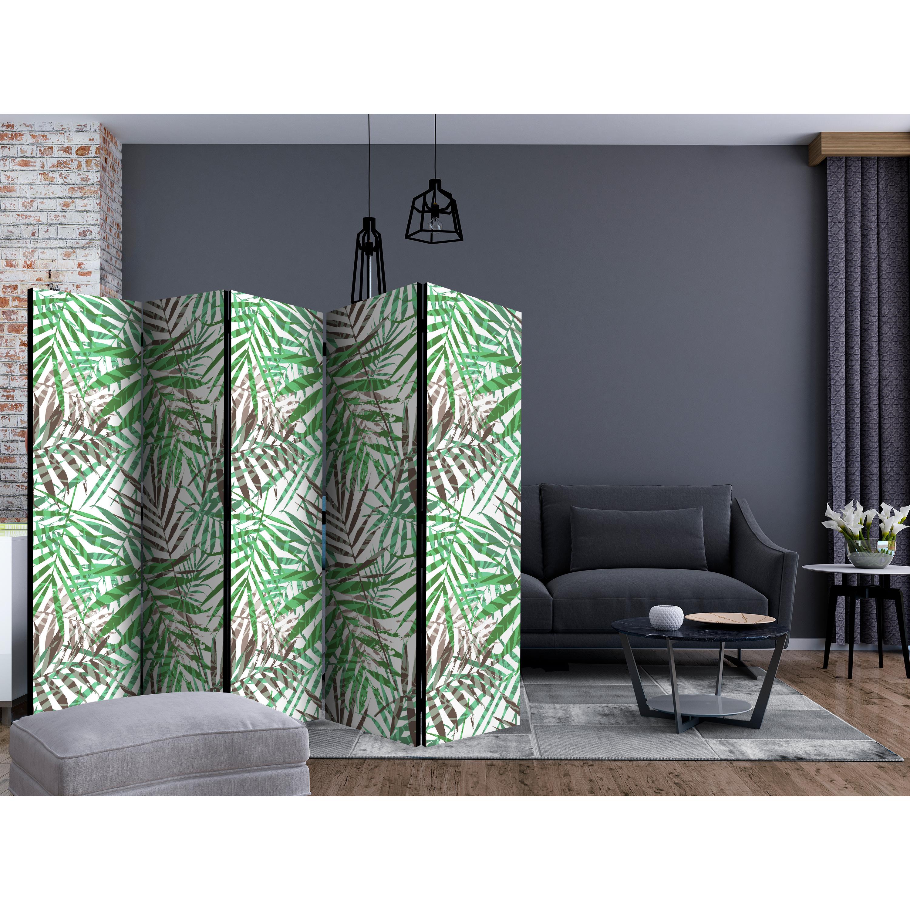 Rumsavdelare Skärmvägg Arkiio Wild Leaves II 225x172 cm