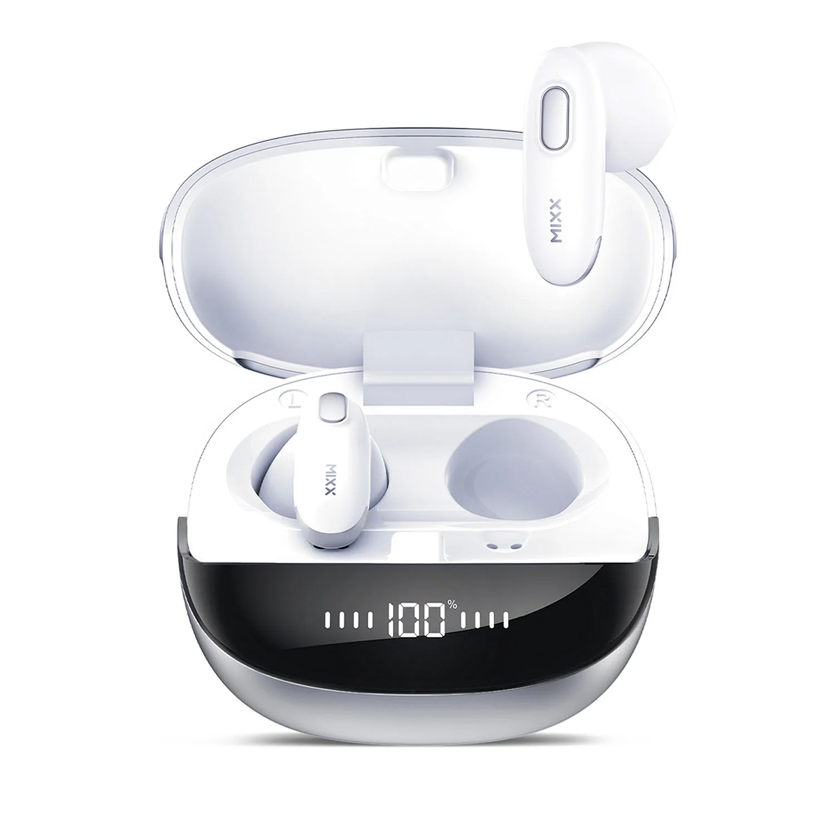 Hörlurar MIXX Hybrid Charge 2 In-Ear TWS Qi - Trådlösa & Laddningsbara