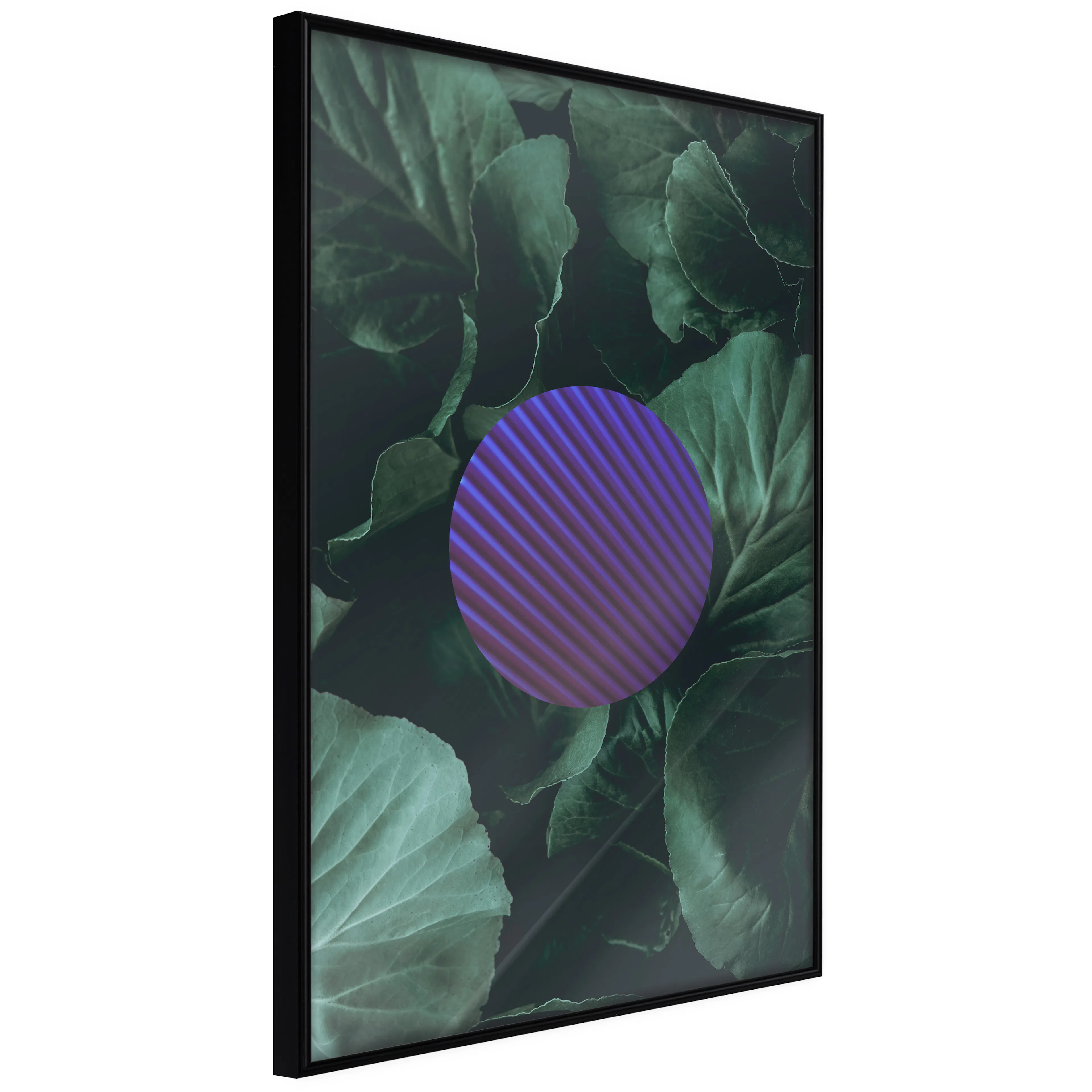 Affisch - Botanical Abstraction [Poster] 20x30 Svart ram, 20x30 cm
