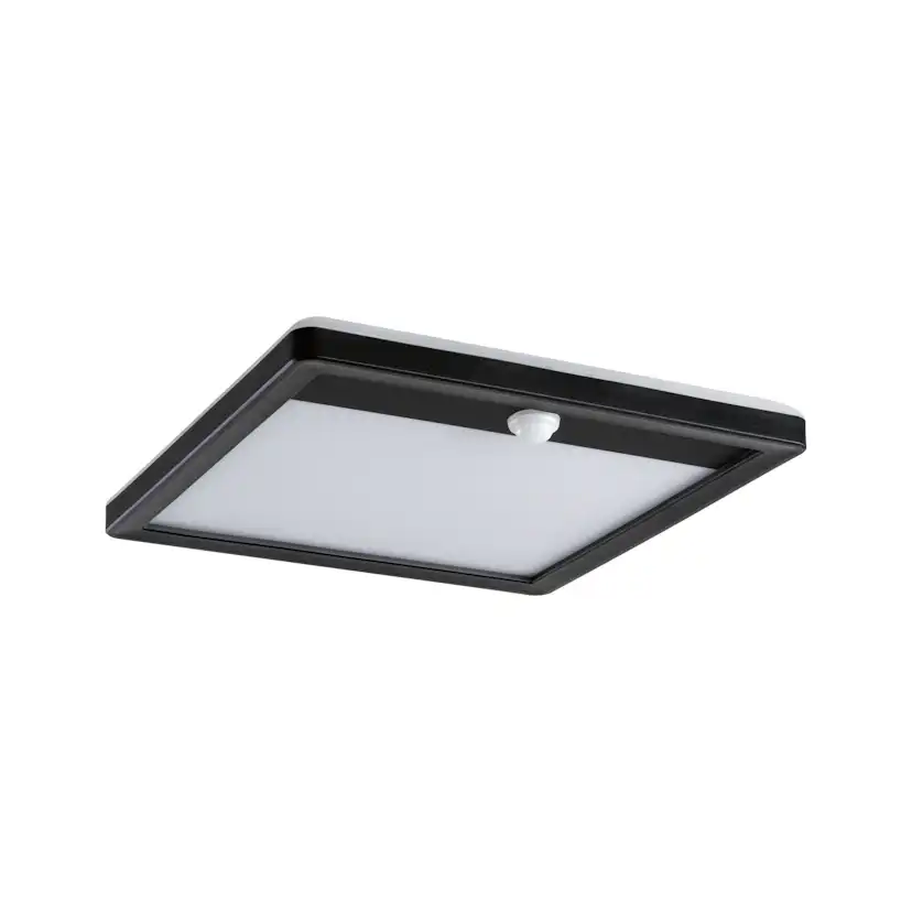 Fasad/Tak-belysning Paulmann Lamina Kvadrat med Skymningsstyrd rörelsedetektor IP44 230V