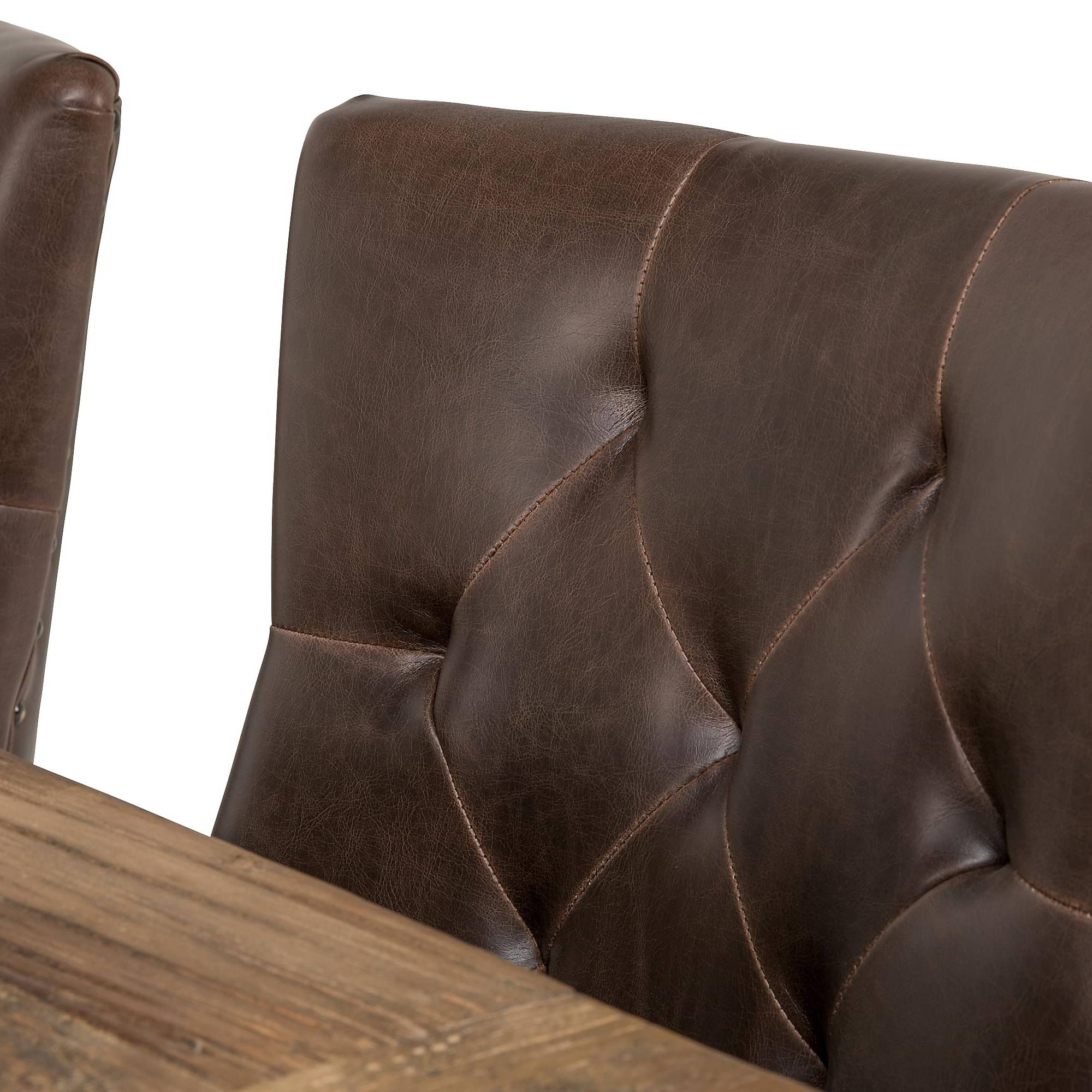 Matgrupp Bloomington Lyon Rektangulärt Matbord 200-290 cm Förlängningsbartt Vit Bas med 6 Tuva Matstol