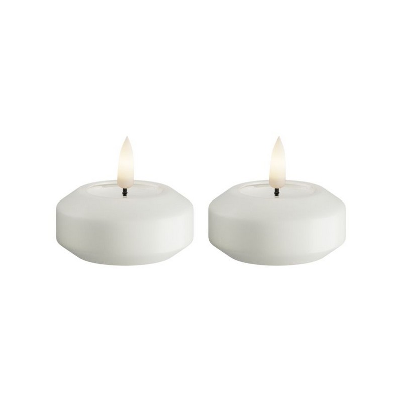 LED-Värmeljus DeluxeHomeart Flytande 6,1 cm 2-pack