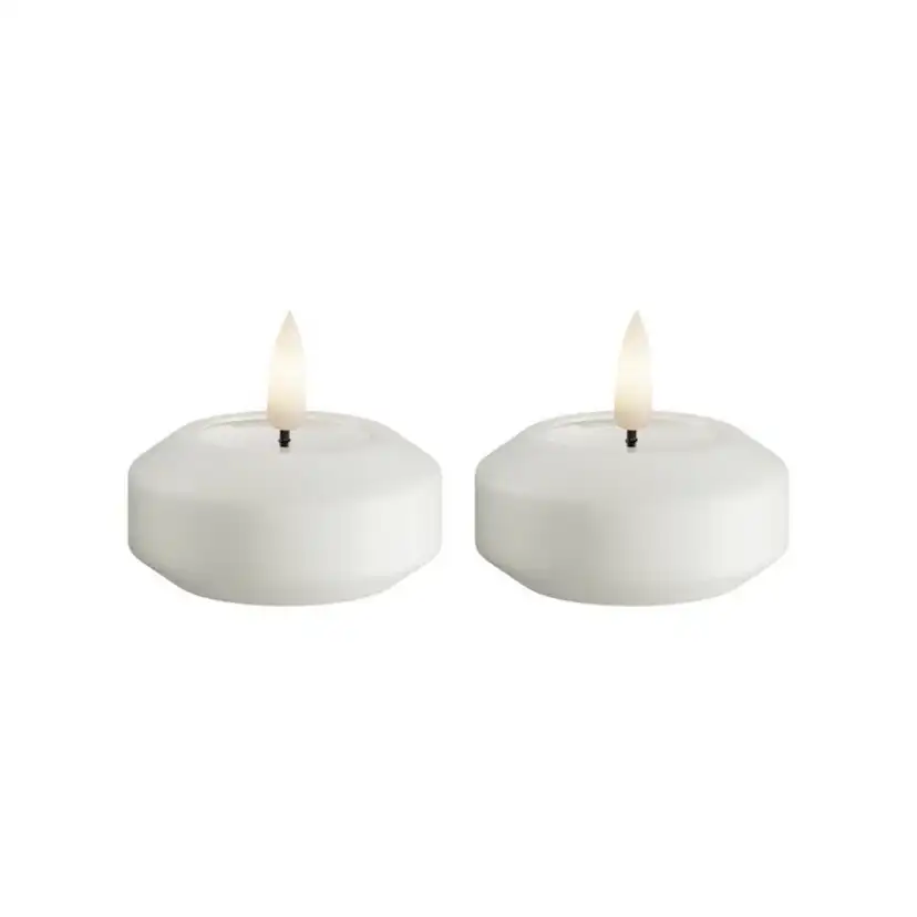 LED-Värmeljus DeluxeHomeart Flytande 6,1 cm 2-pack
