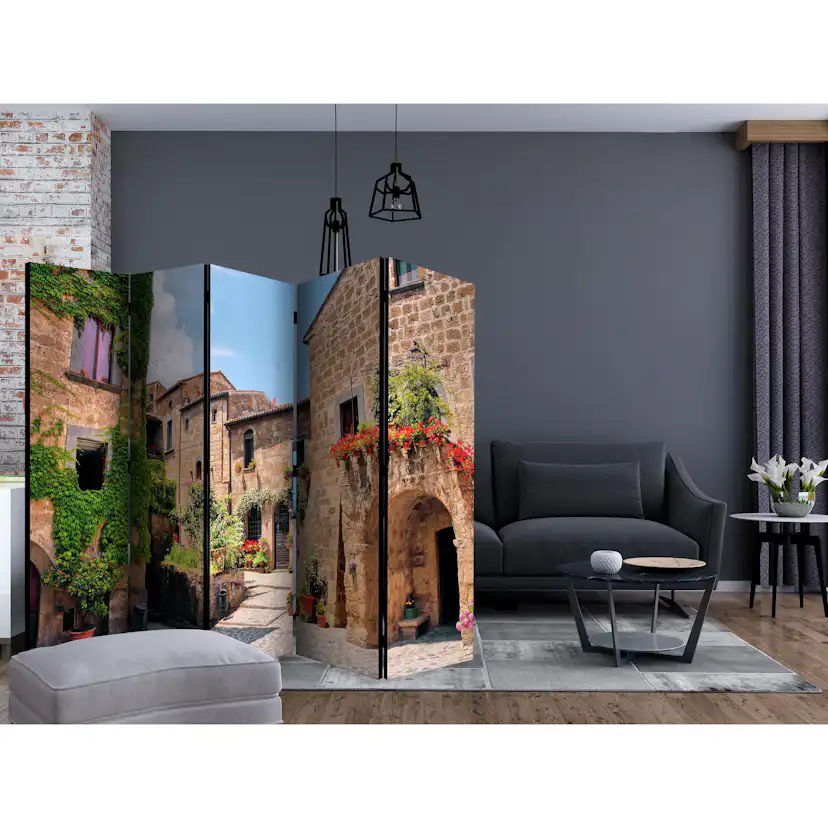 Rumsavdelare Skärmvägg Arkiio Tuscan Alley II 225x172 cm