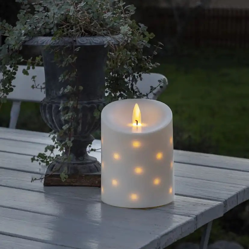 Batteriljus Gnosjö Konstsmide 10,5x13,7 cm LED