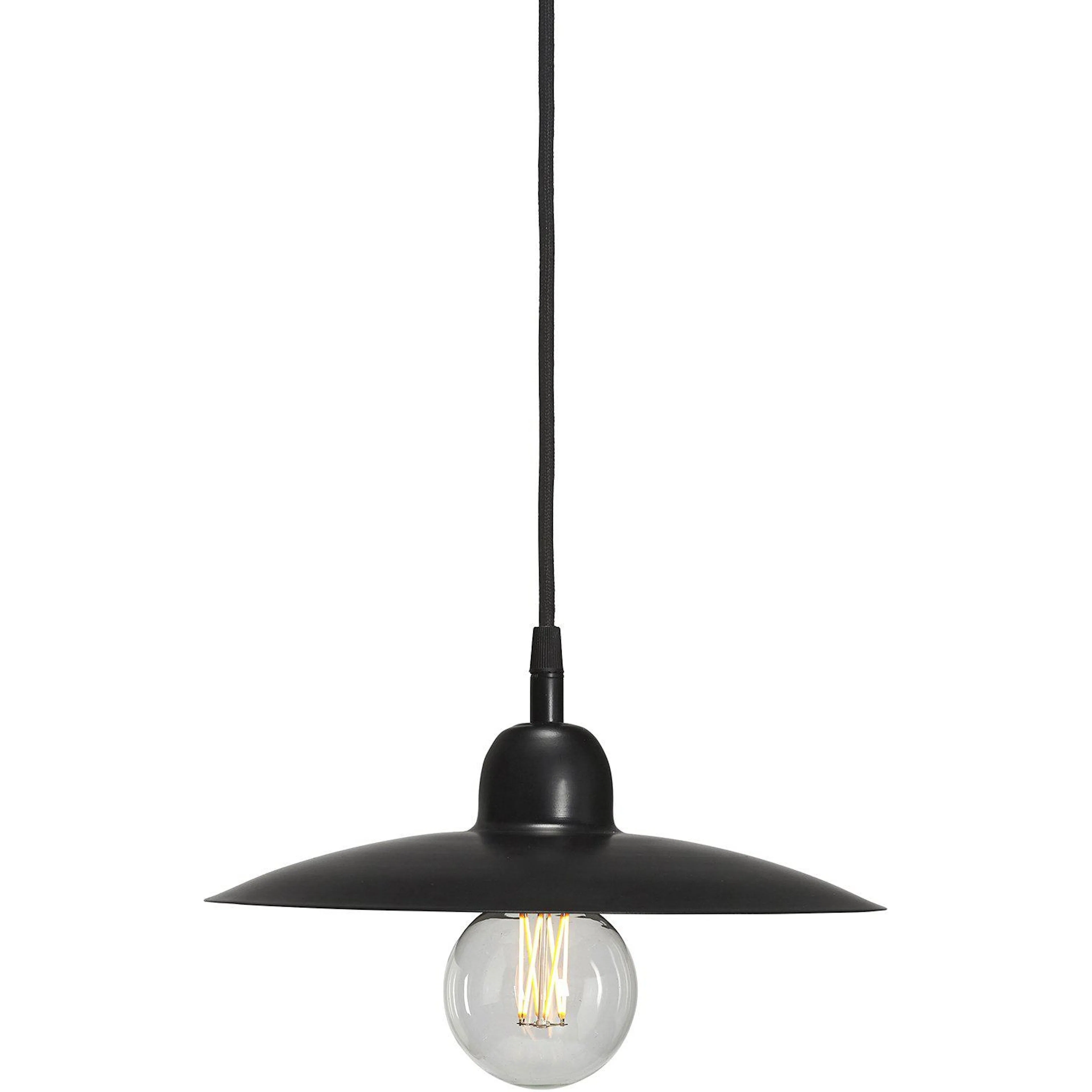 Como tak/fönsterlampa Svart 28cm Svart