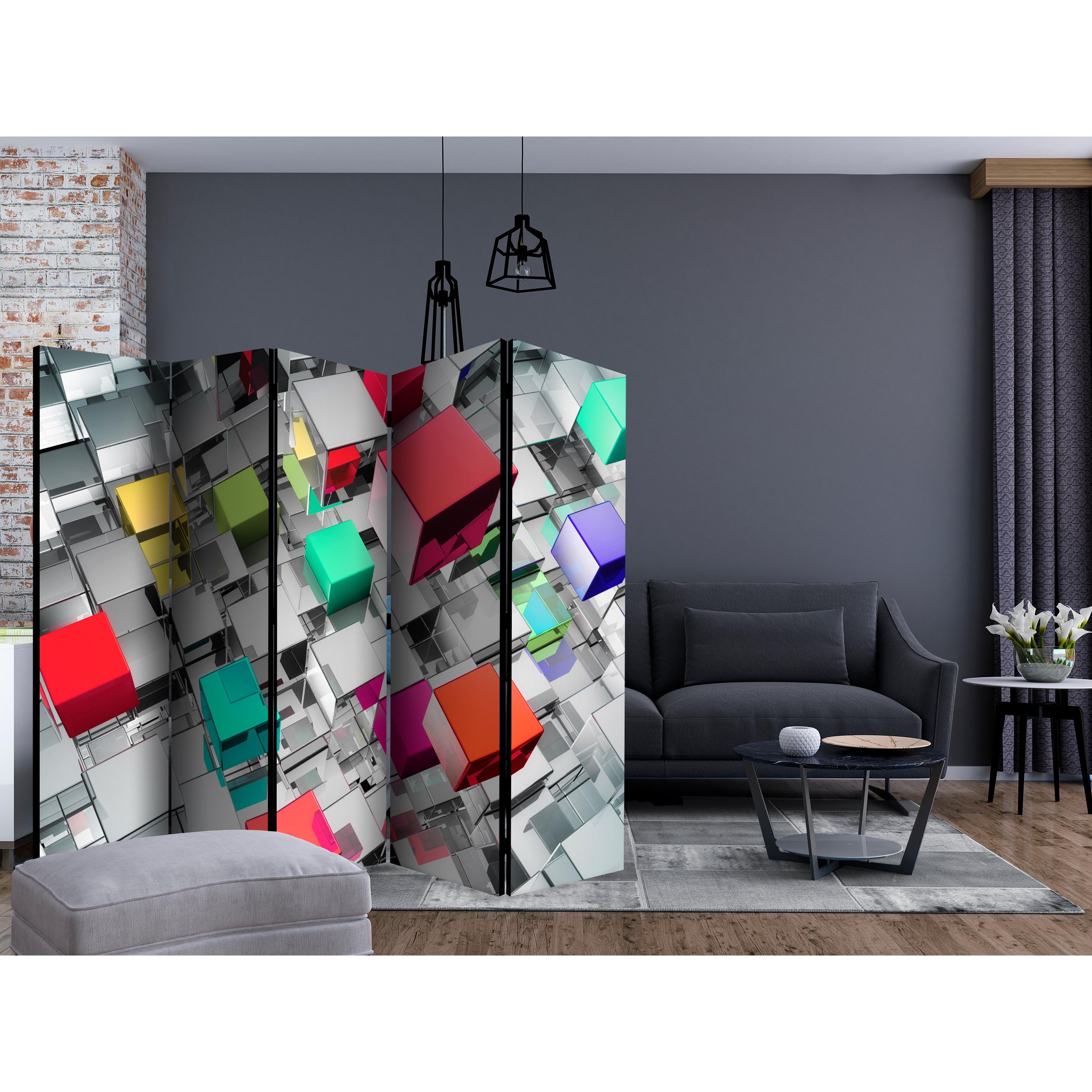 Rumsavdelare Skärmvägg Arkiio Colours of Metal II 225x172 cm