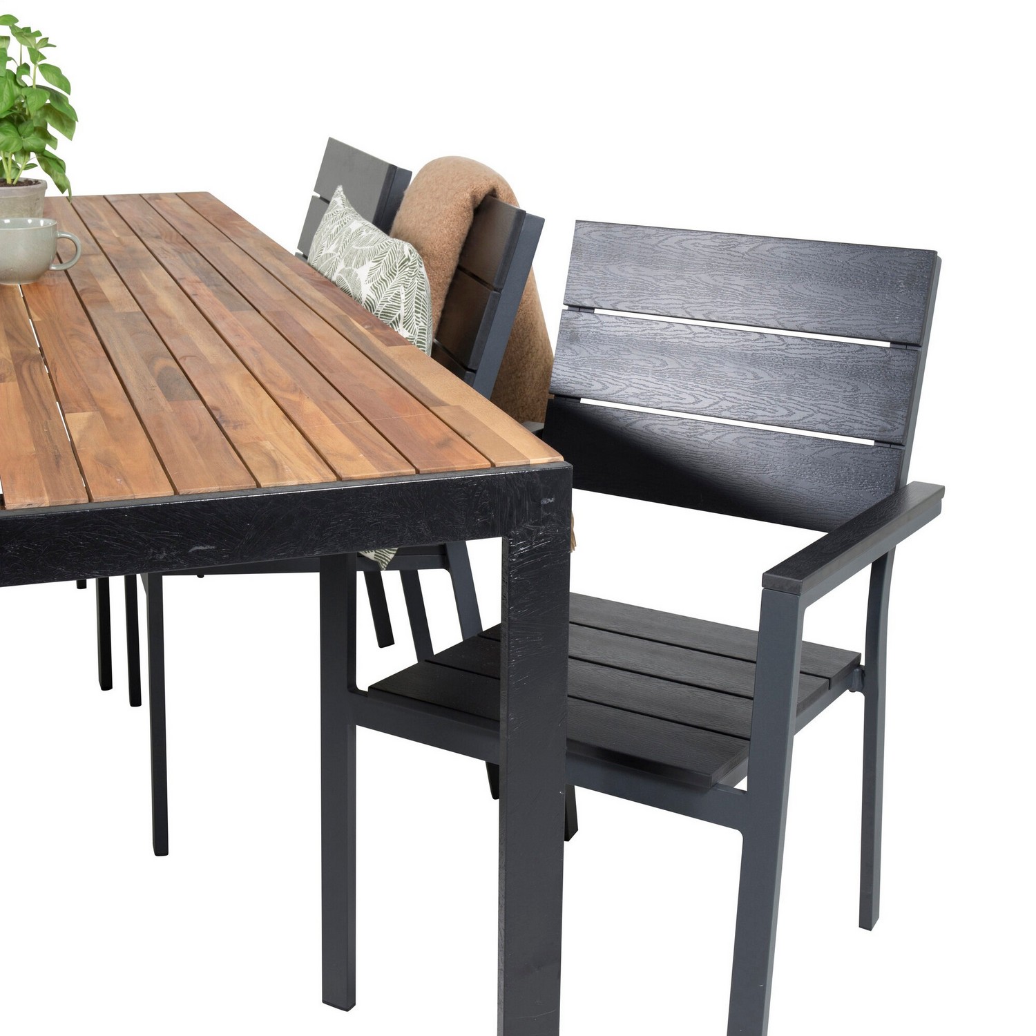 Matgrupp Venture Home Berfin med 6 Lova Matstolar